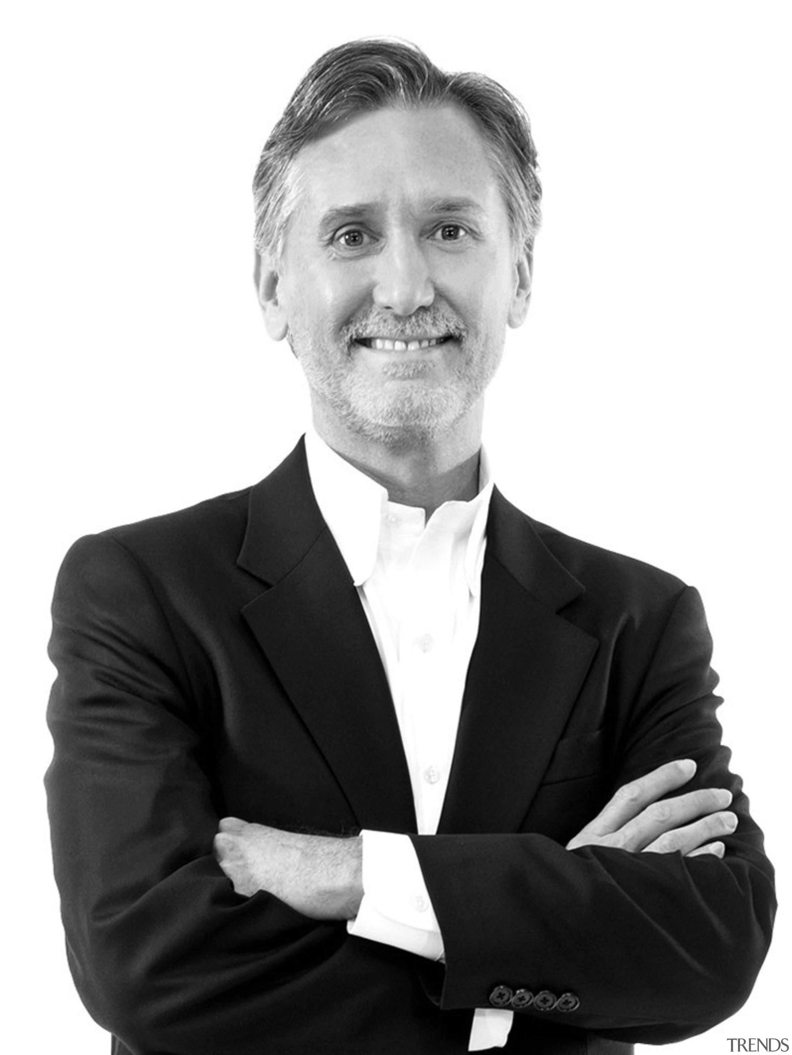 Group managing director at M Moser Associates, John black and white, business, businessperson, formal wear, gentleman, monochrome photography, person, suit, talent manager, tuxedo, white collar worker, white, black