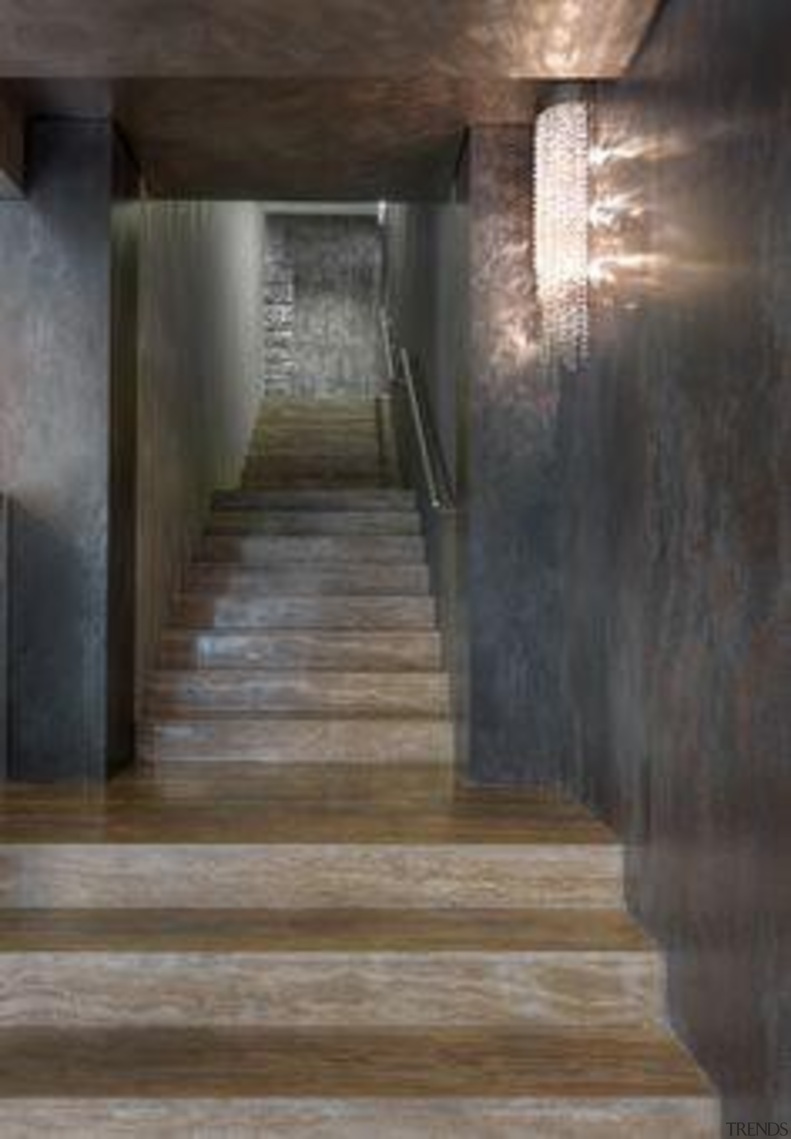 Oxide Collection by Laminam by Crossville - Oxide floor, flooring, stairs, wood, wood flooring, black, gray