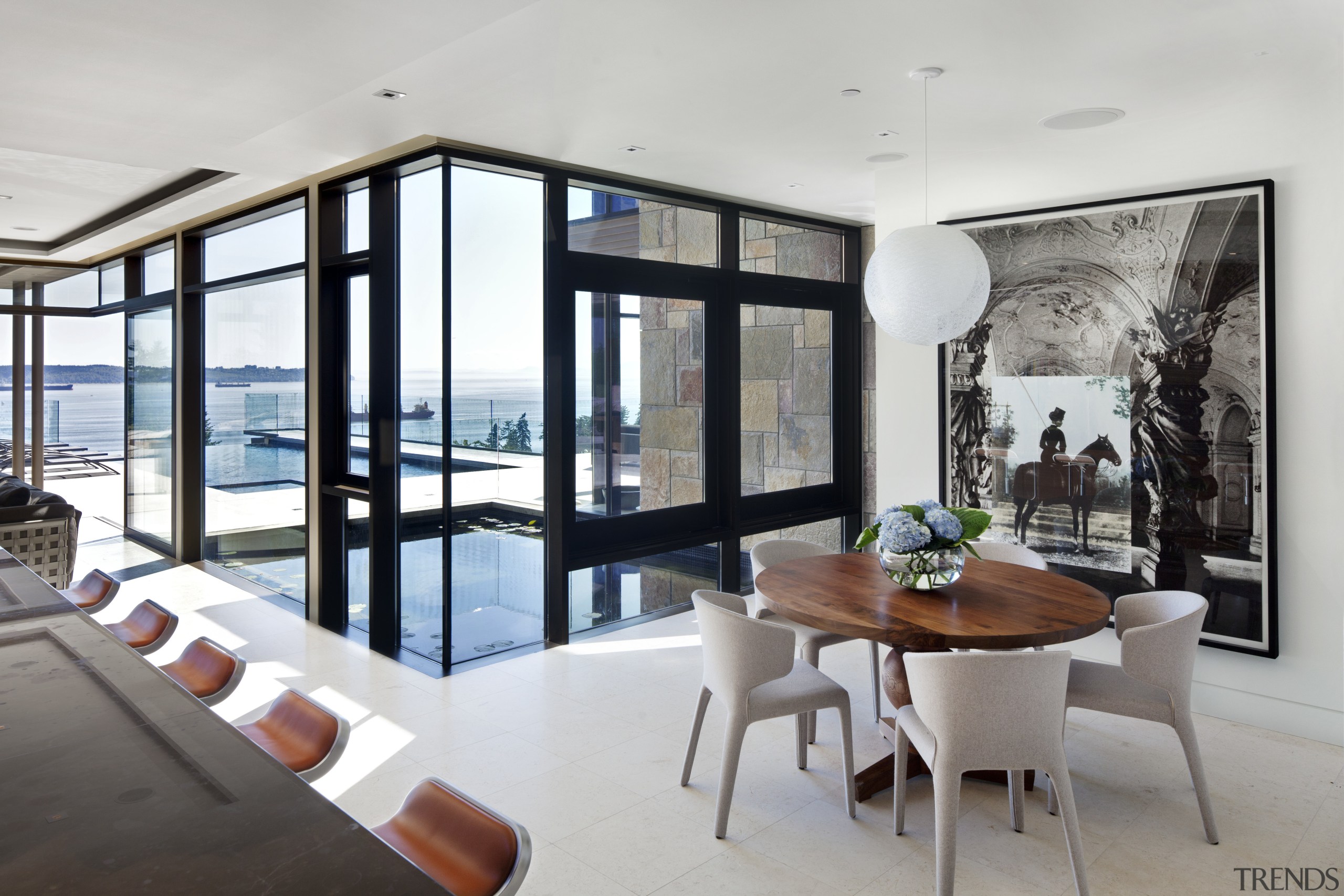 This is a home that was designed by door, house, interior design, property, real estate, window, white