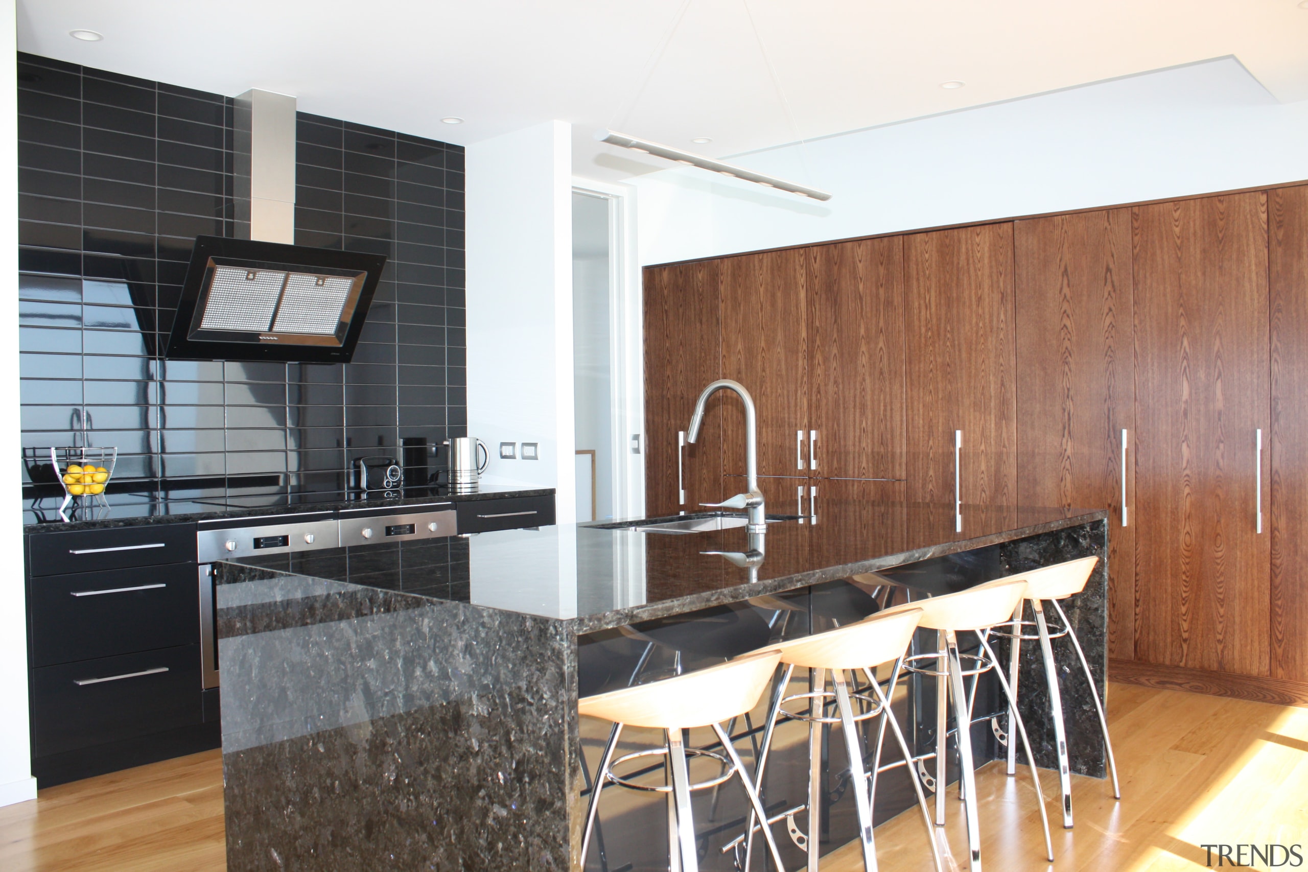 The kitchen cabinetry in this house by Archimetrix countertop, interior design, kitchen, real estate, room, white