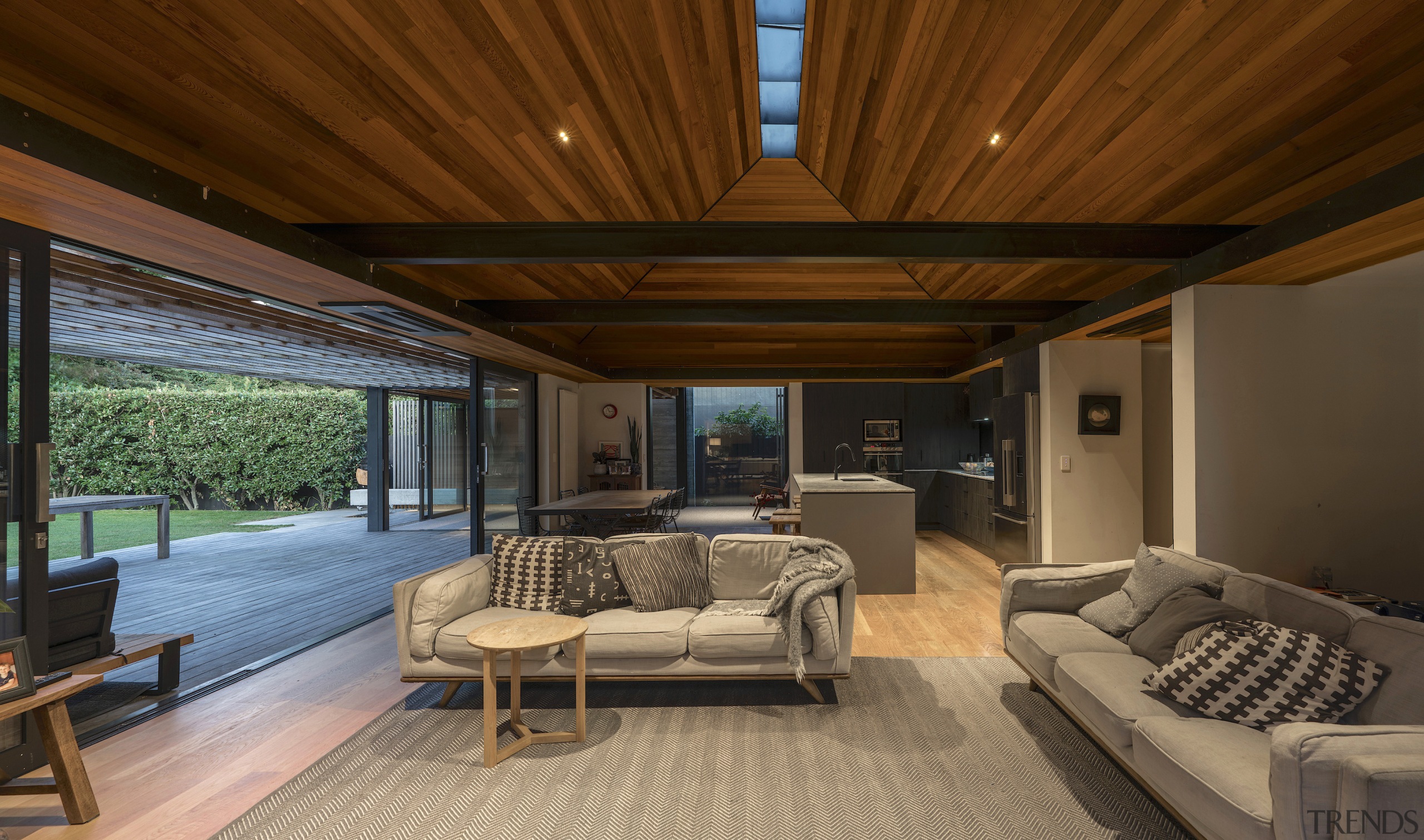 Living room, evening. - Bringing nature inside - 