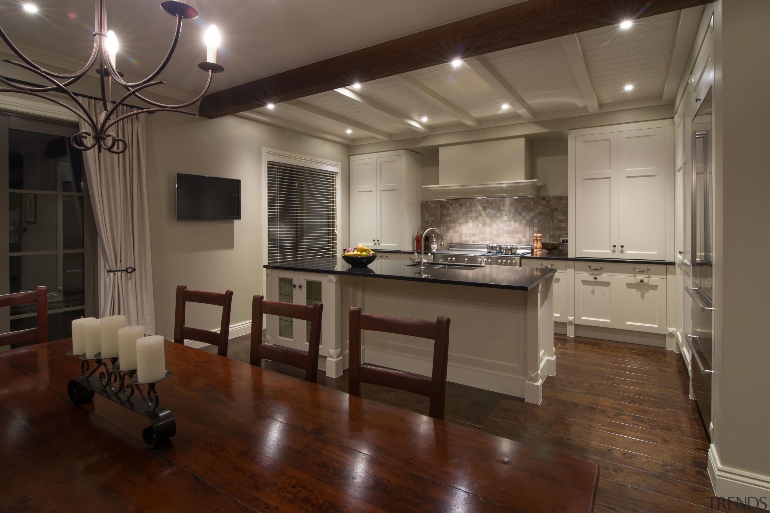 Img3536 - ceiling | countertop | floor | ceiling, countertop, floor, flooring, hardwood, interior design, kitchen, real estate, room, wood flooring, brown