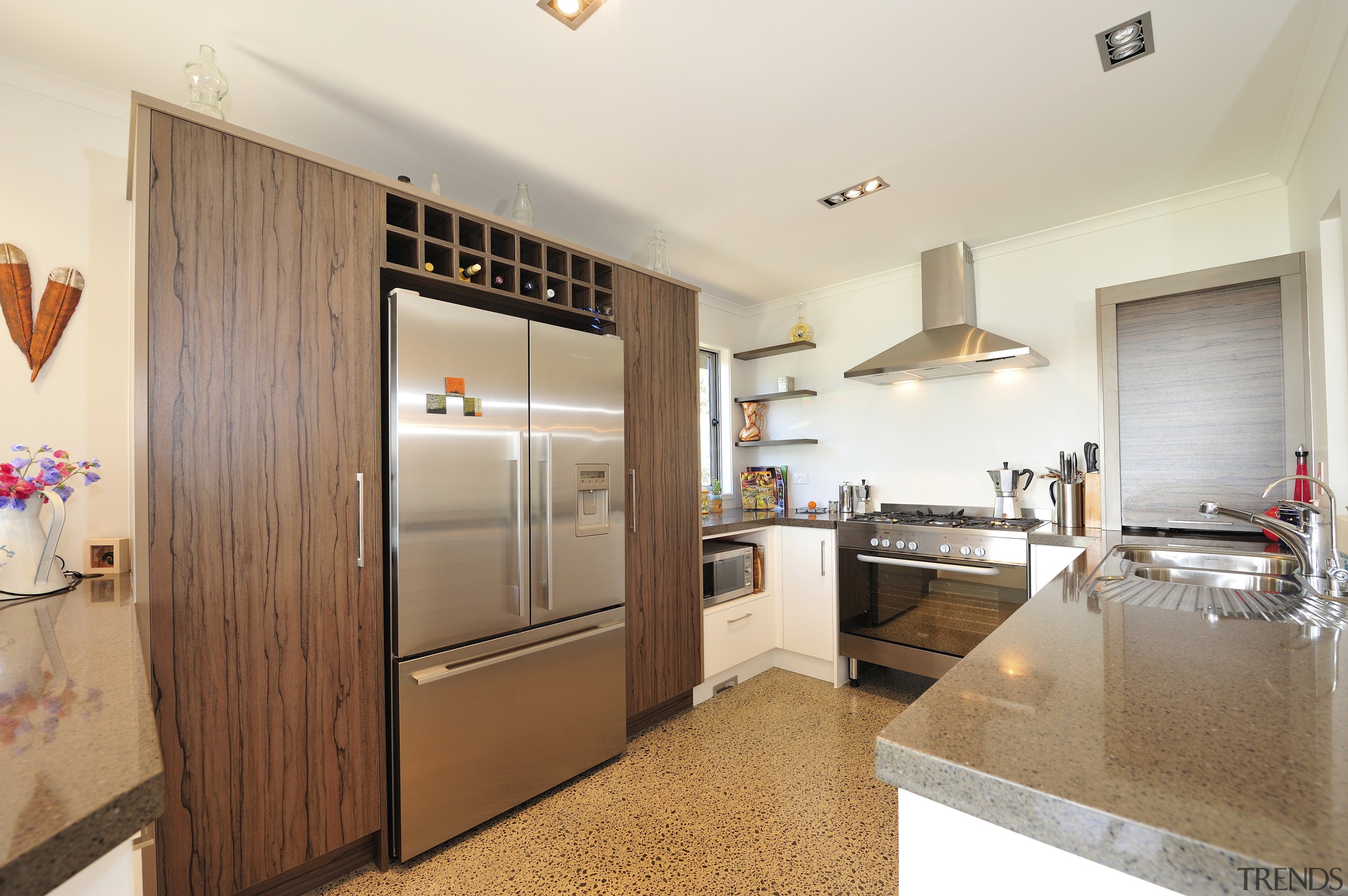 View of the kitchen in this home built cabinetry, countertop, cuisine classique, interior design, kitchen, property, real estate, room, white, brown