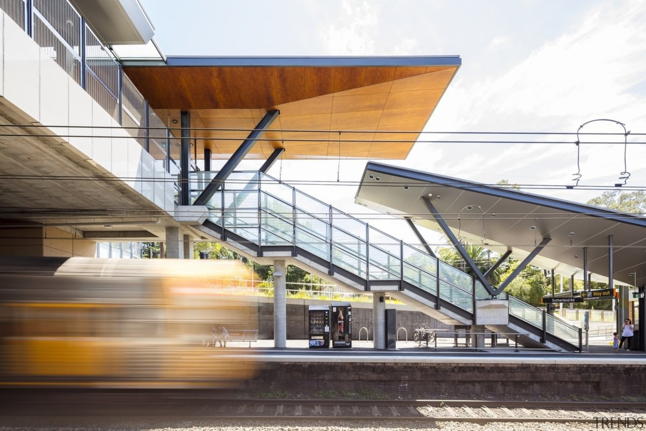 Cheltenham Station – Cox Architecture - Cheltenham Station architecture, building, daylighting, metropolitan area, mixed use, structure, white