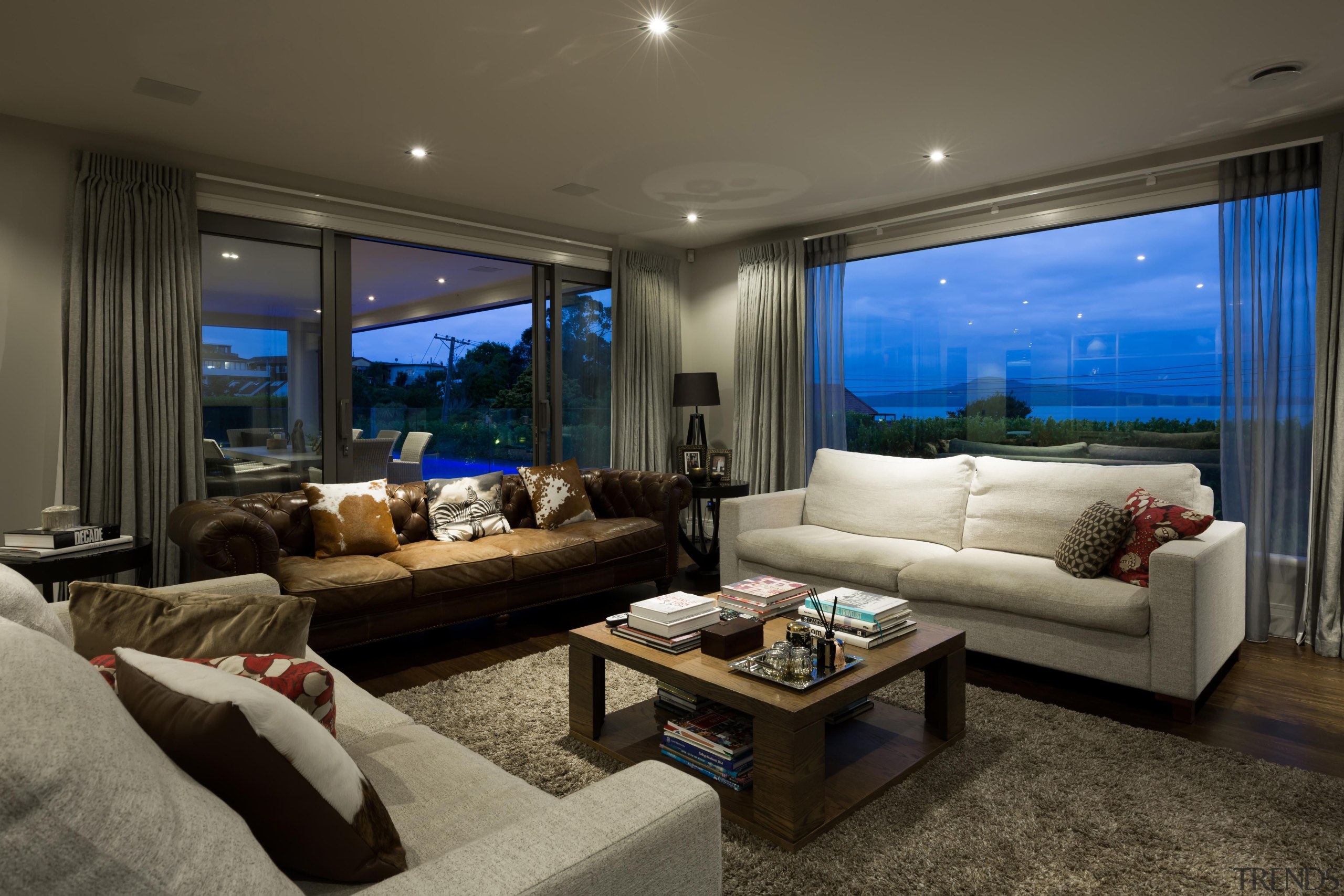 Kohi14 - estate | home | interior design estate, home, interior design, living room, penthouse apartment, property, real estate, room, window, black, gray