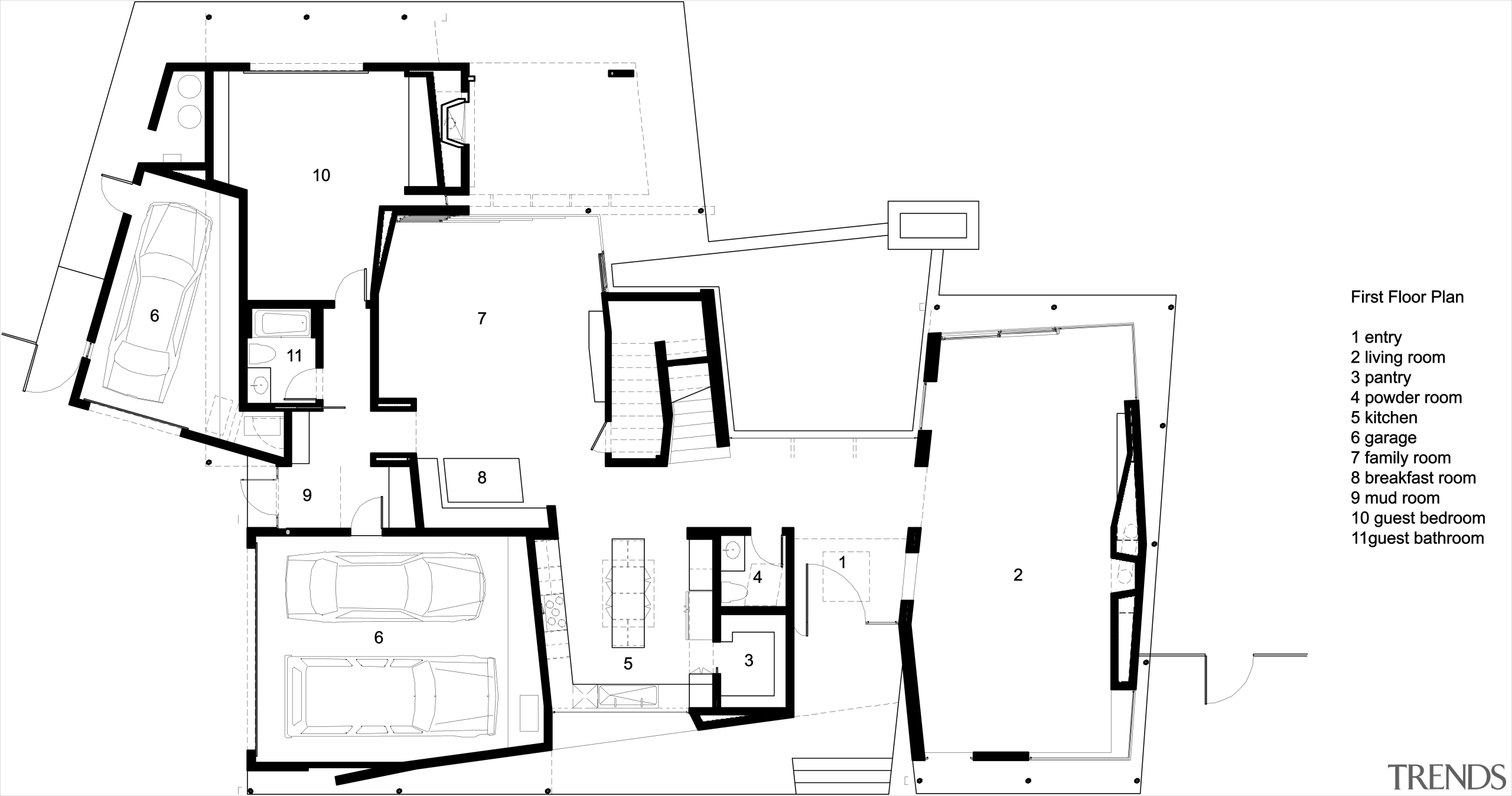 Image of the house plans, which include, the angle, architecture, area, black and white, design, diagram, drawing, elevation, floor plan, font, furniture, home, house, line, pattern, plan, product, product design, schematic, square, structure, text, white