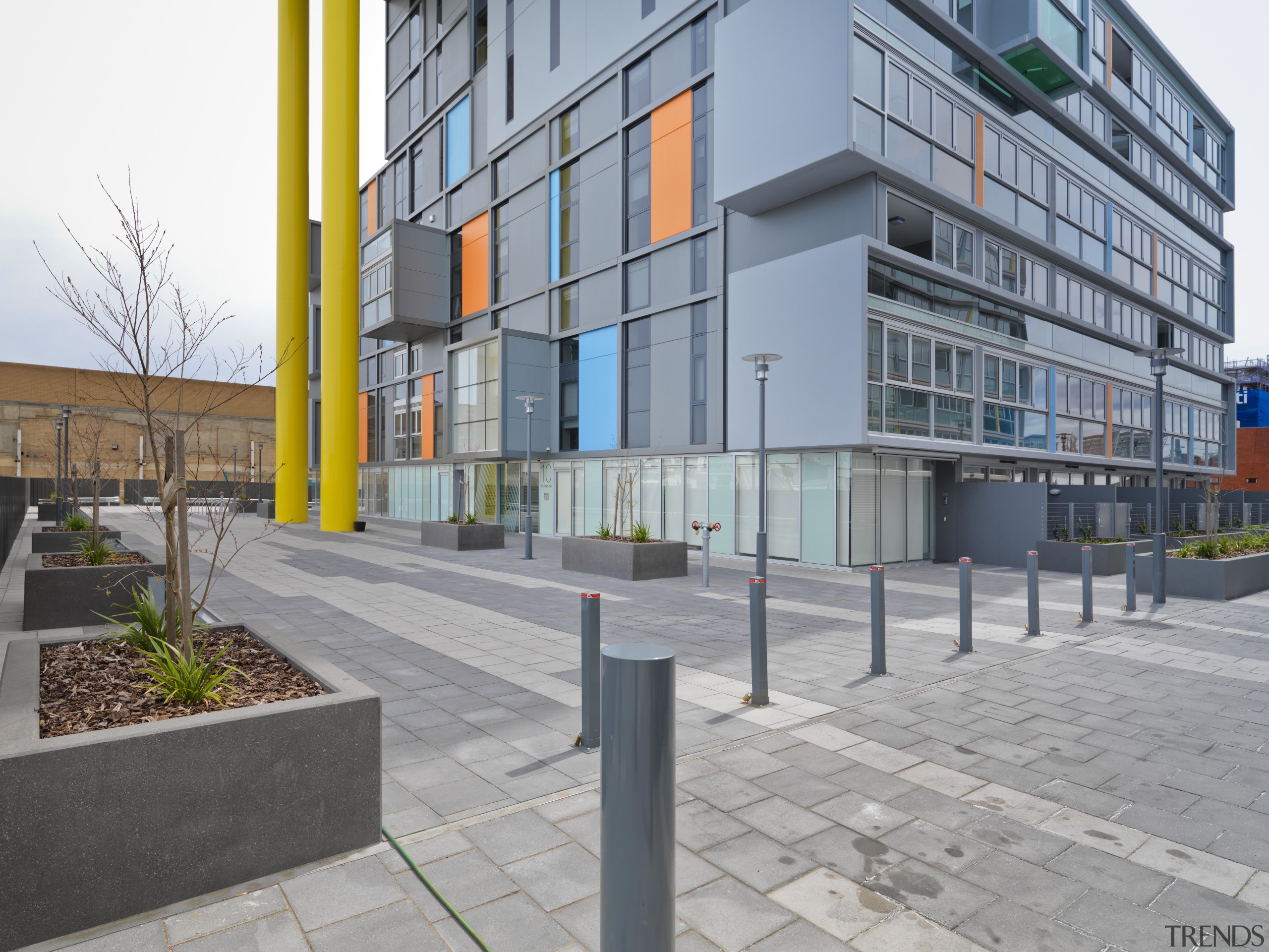 Exterior view of the Altitude in the Precinct apartment, architecture, building, condominium, facade, mixed use, neighbourhood, real estate, residential area, urban design, gray