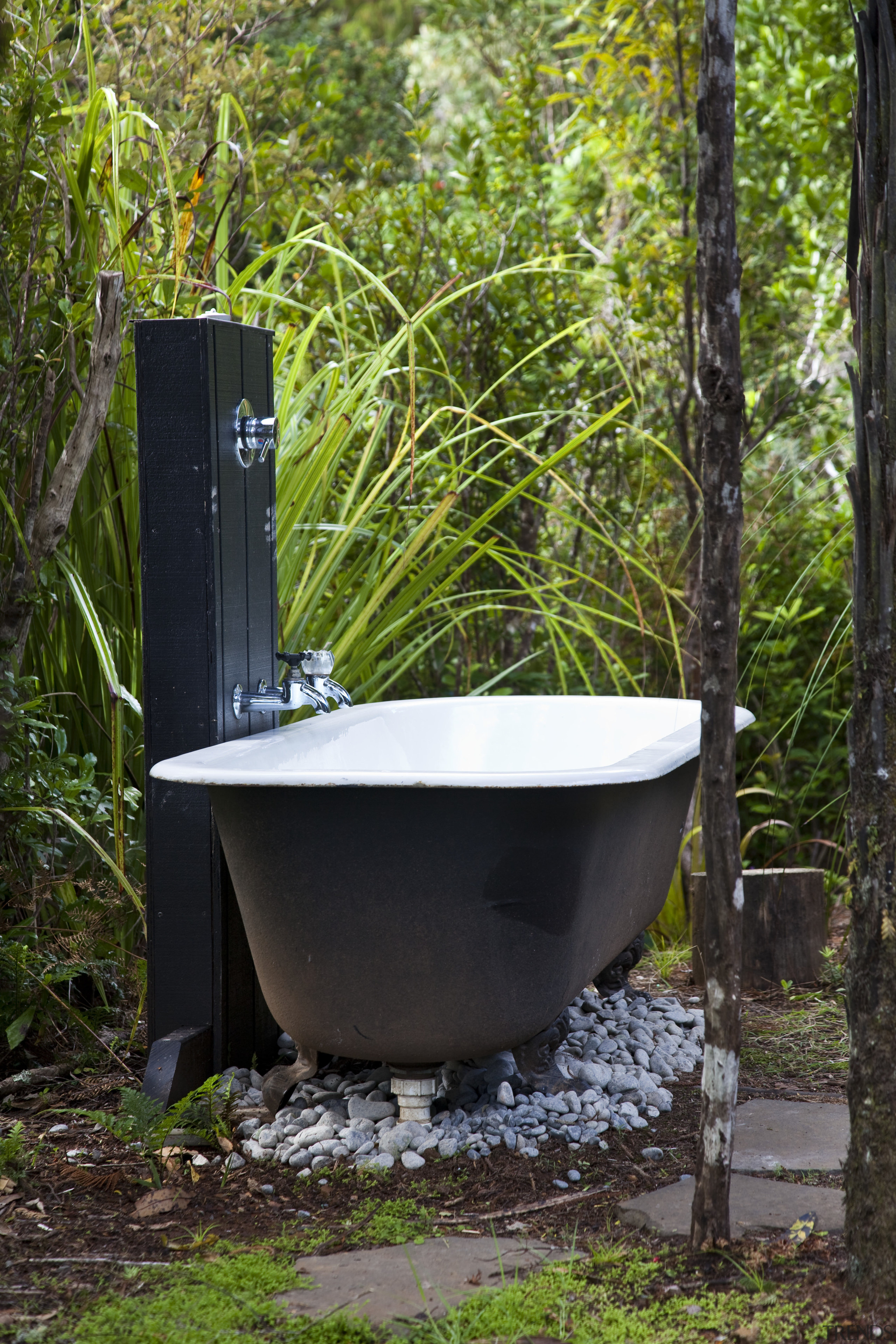 Designed by Chris Tate of Chris Tate Architecture, plant, tree, water, black, brown, green