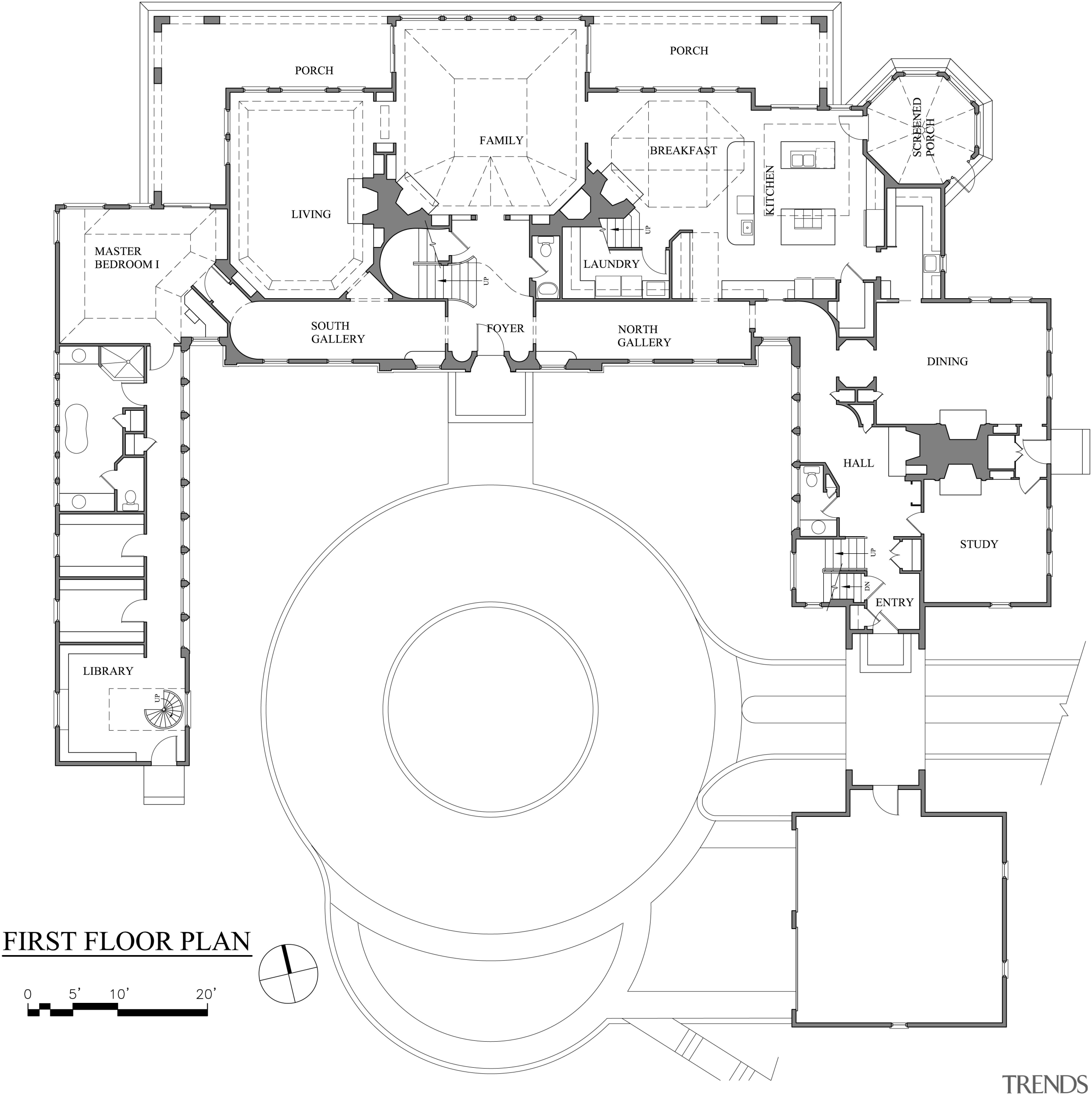 View of the architectural plans for this US area, artwork, black and white, diagram, drawing, floor plan, font, line, plan, product, product design, technical drawing, white