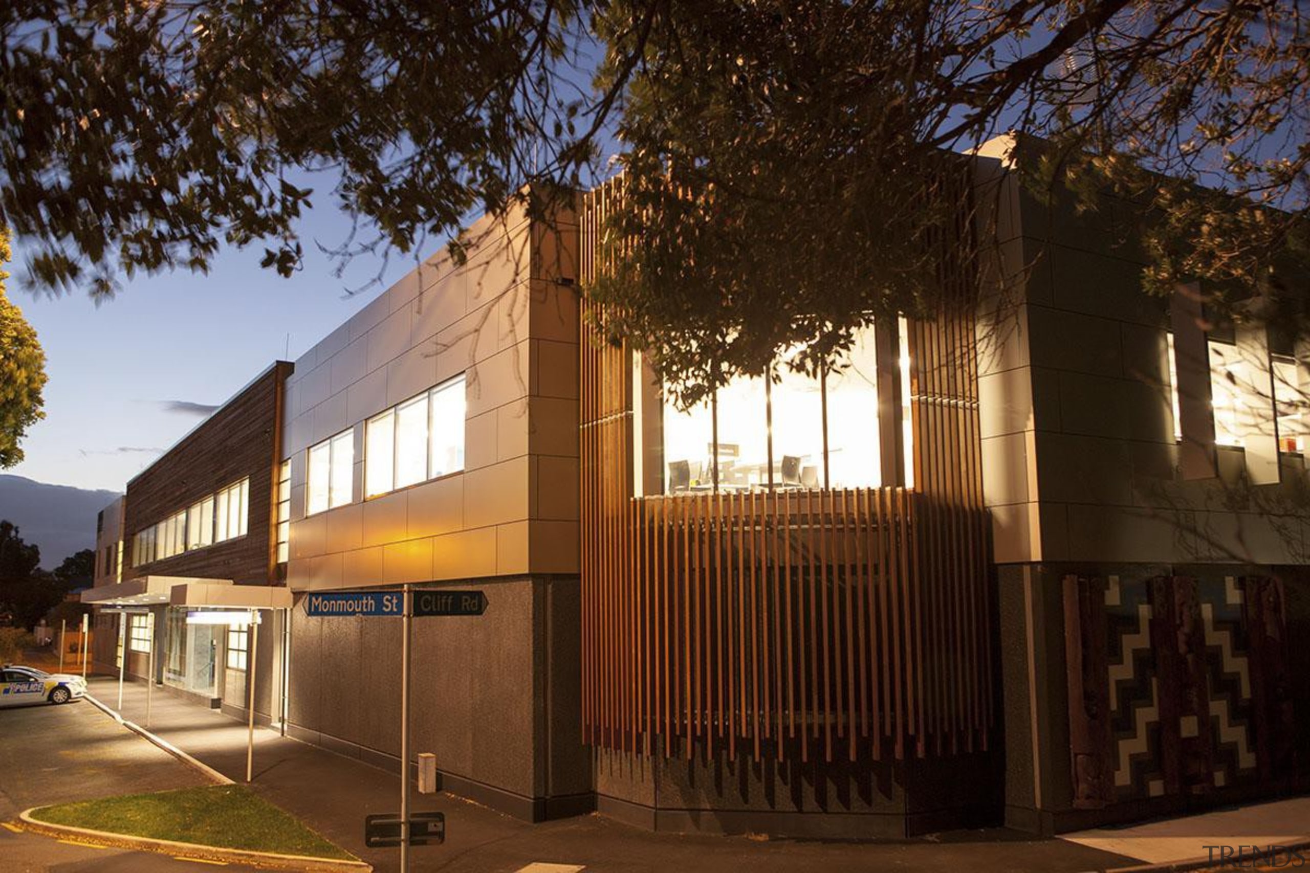 NOMINEETauranga Central Police Station (1 of 4) - architecture, building, facade, home, house, mixed use, property, real estate, residential area, brown