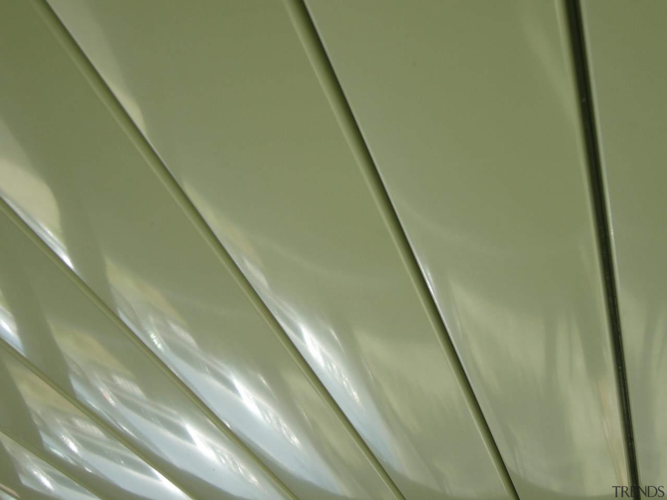 The beautiful 200mm Louvre Blades in a closed ceiling, daylighting, light, line, structure, green