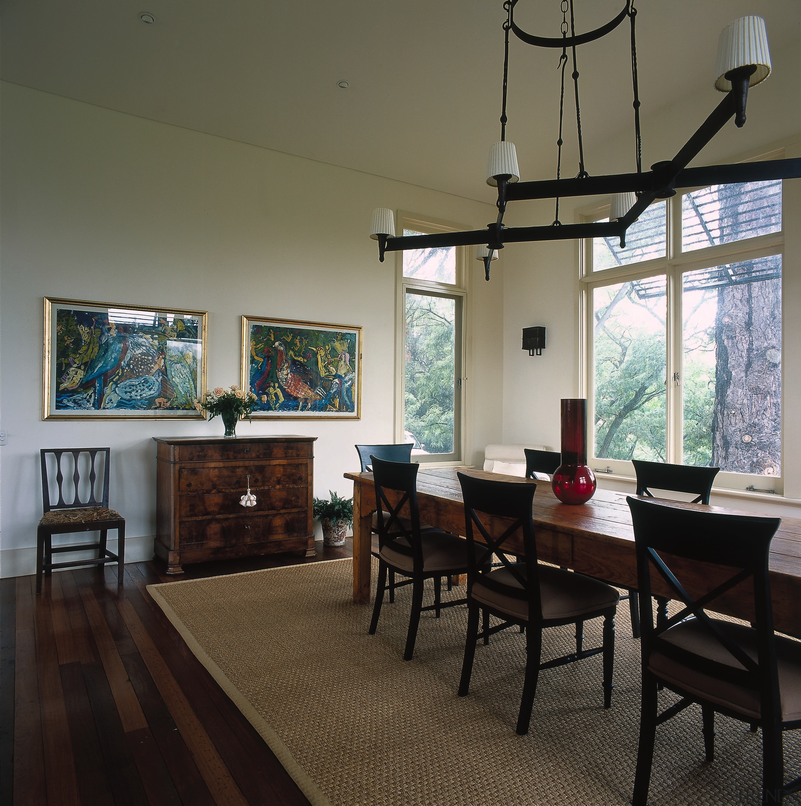 The view of the formal dining room of dining room, interior design, living room, real estate, room, table, window, gray, black