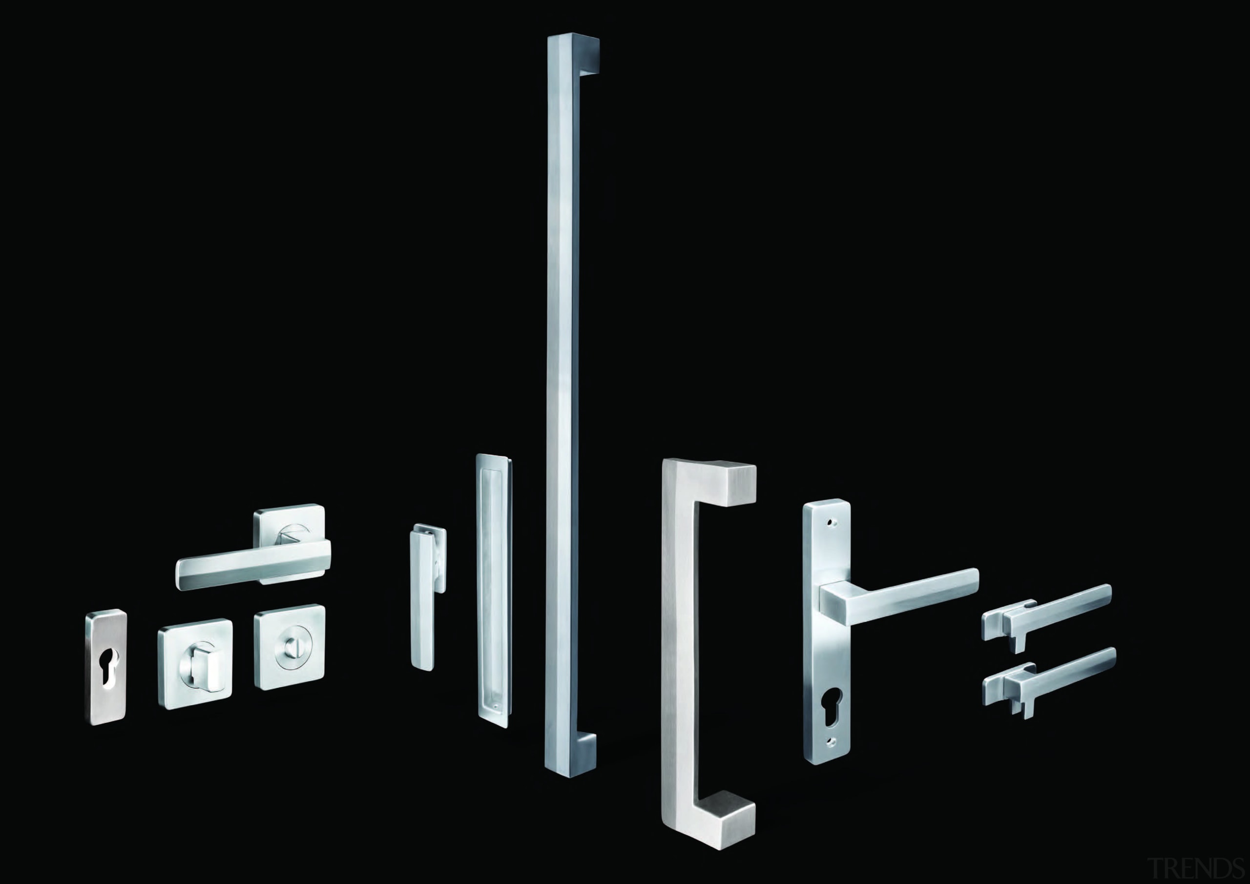Designer range of hardware crafted from 316 marine-grade black and white, font, monochrome, product, black