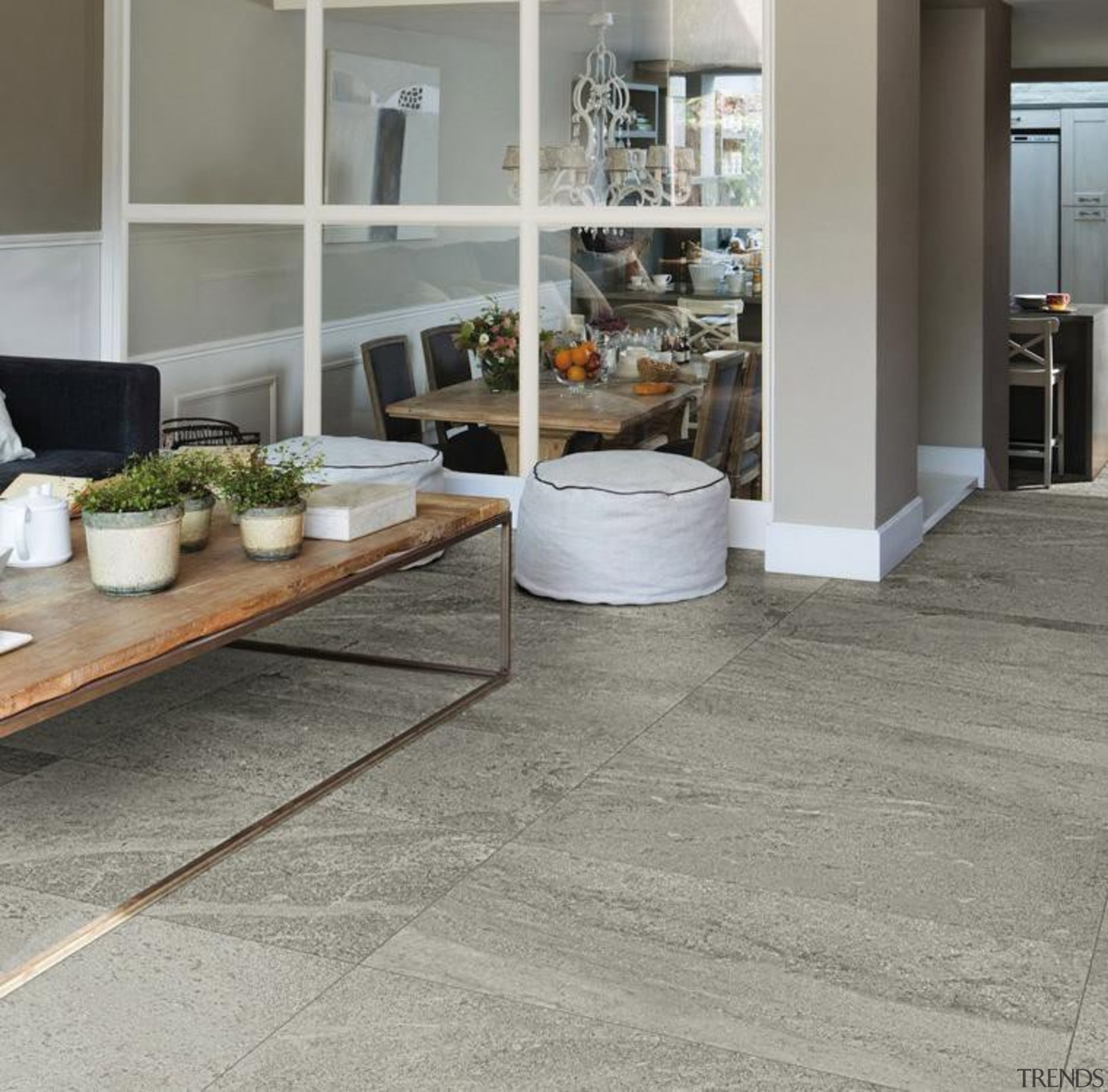 Blendstone grey living room floor tile - Blendstone floor, flooring, hardwood, laminate flooring, tile, wood, wood flooring, gray