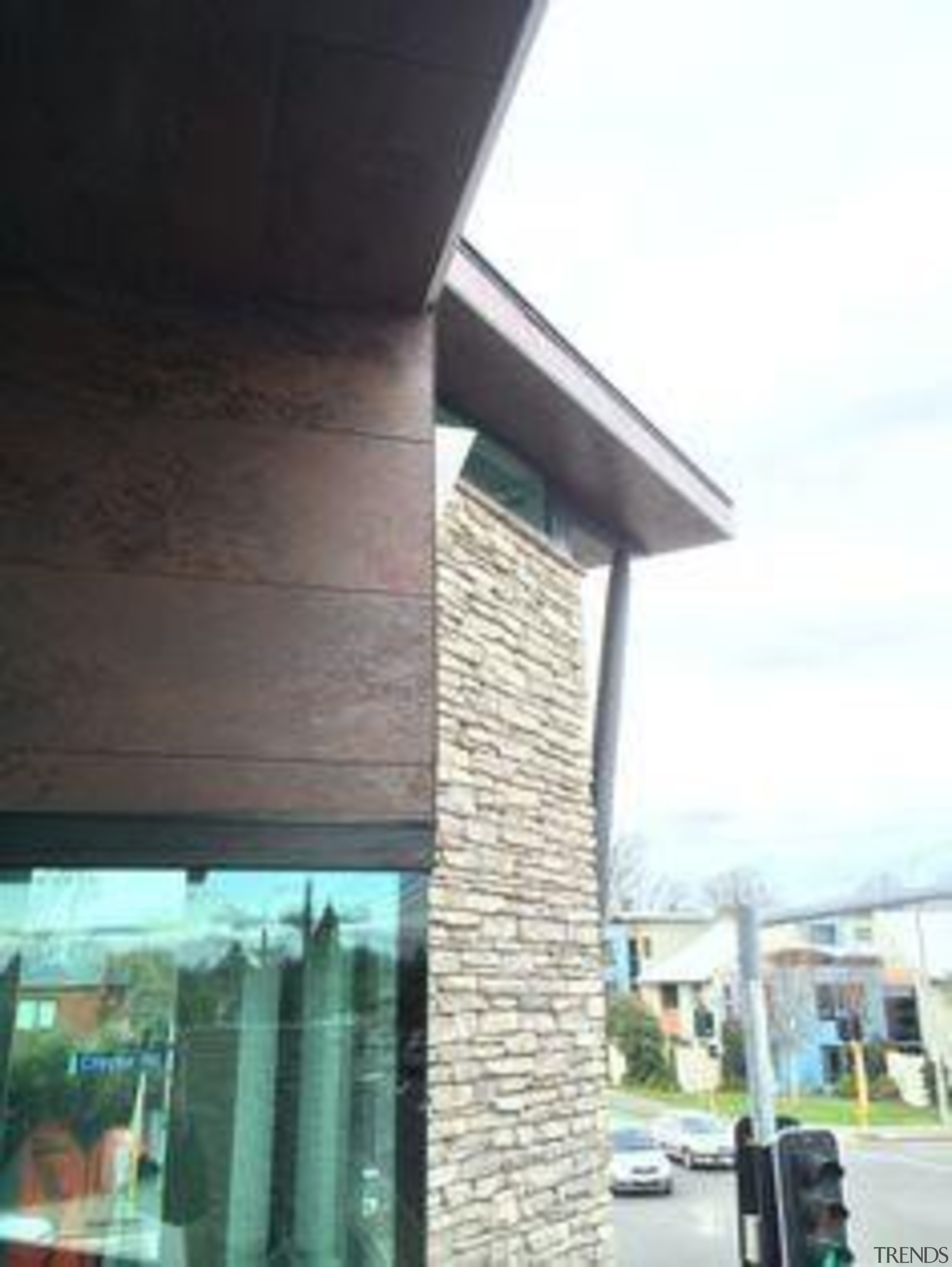 Exterior cladding featuring Oxide Moro. - Creyke House architecture, building, facade, roof, structure, window, white, black