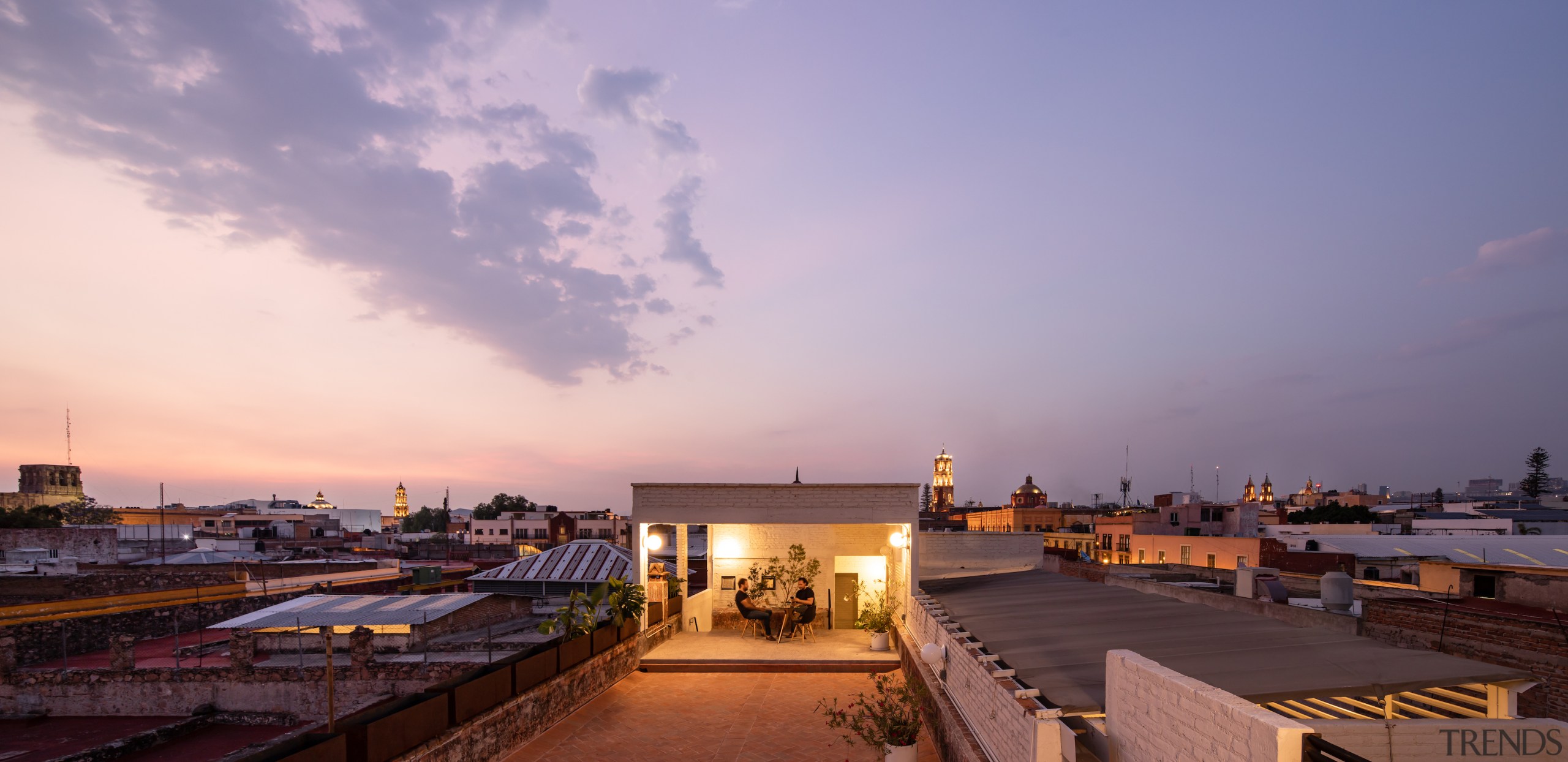 Rooftop – night vibes. - Heritage dovetails here-and-now 