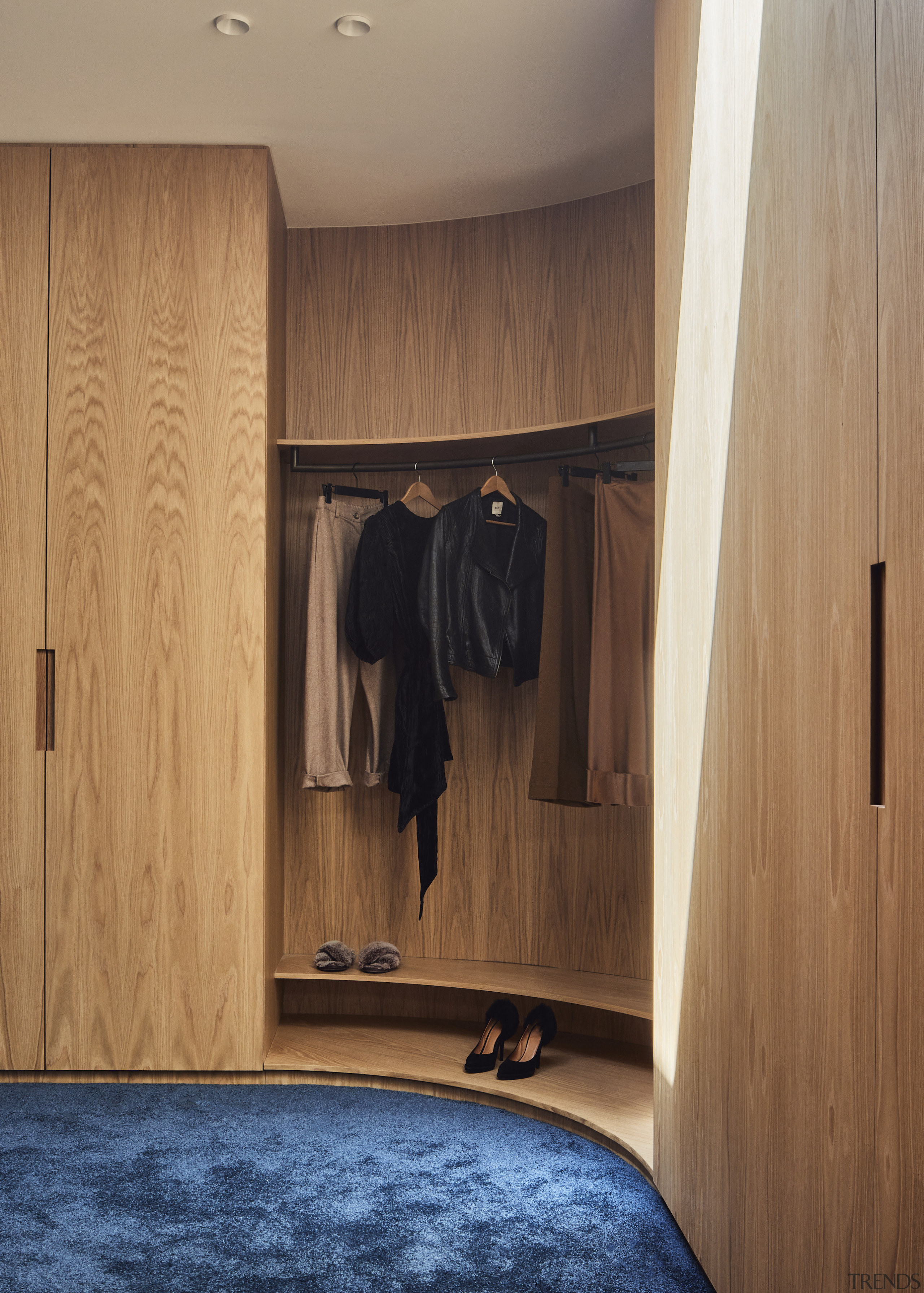 The dressing room in the new master suite. 