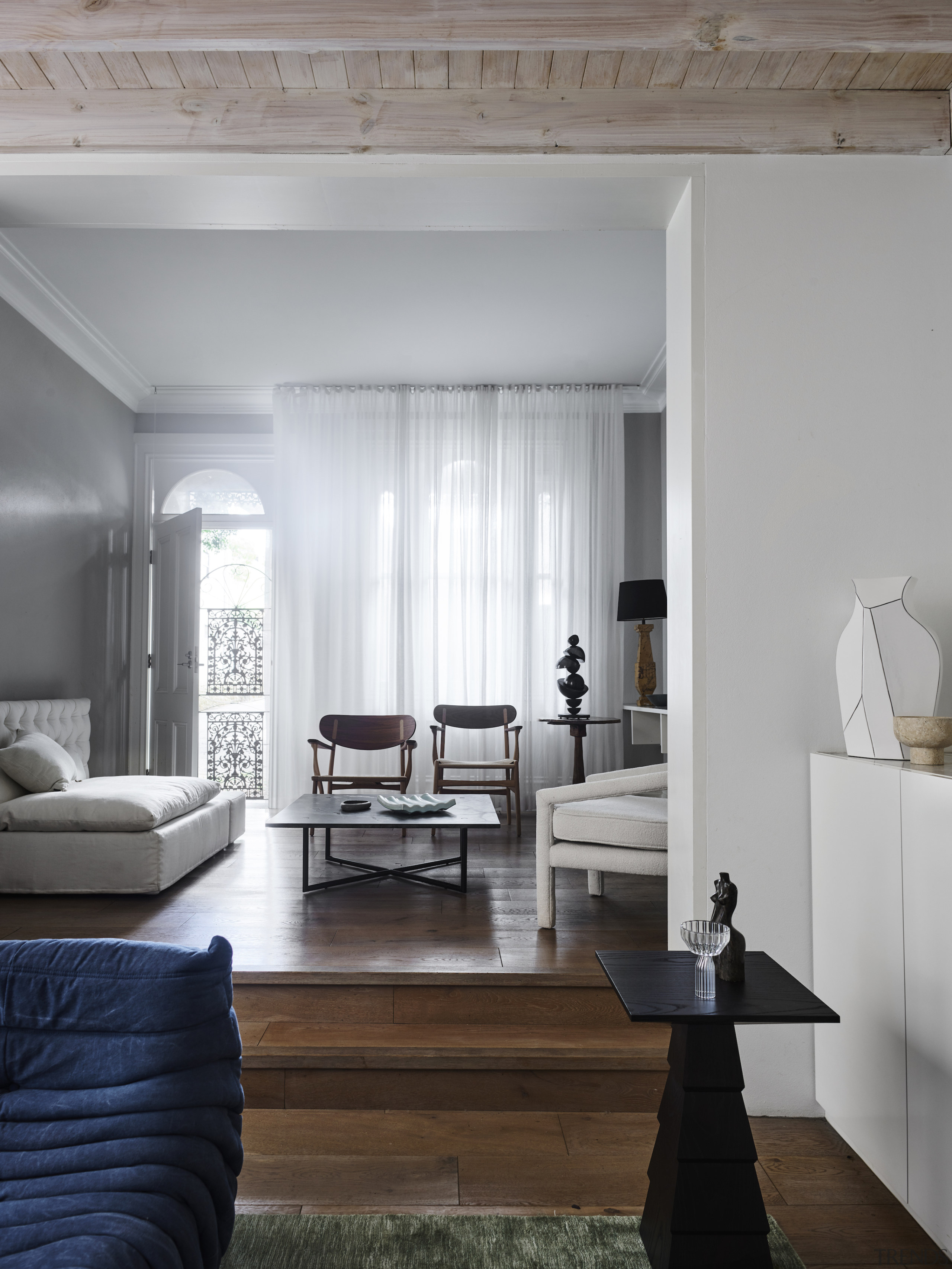 The formal lounge viewed from the casual living 