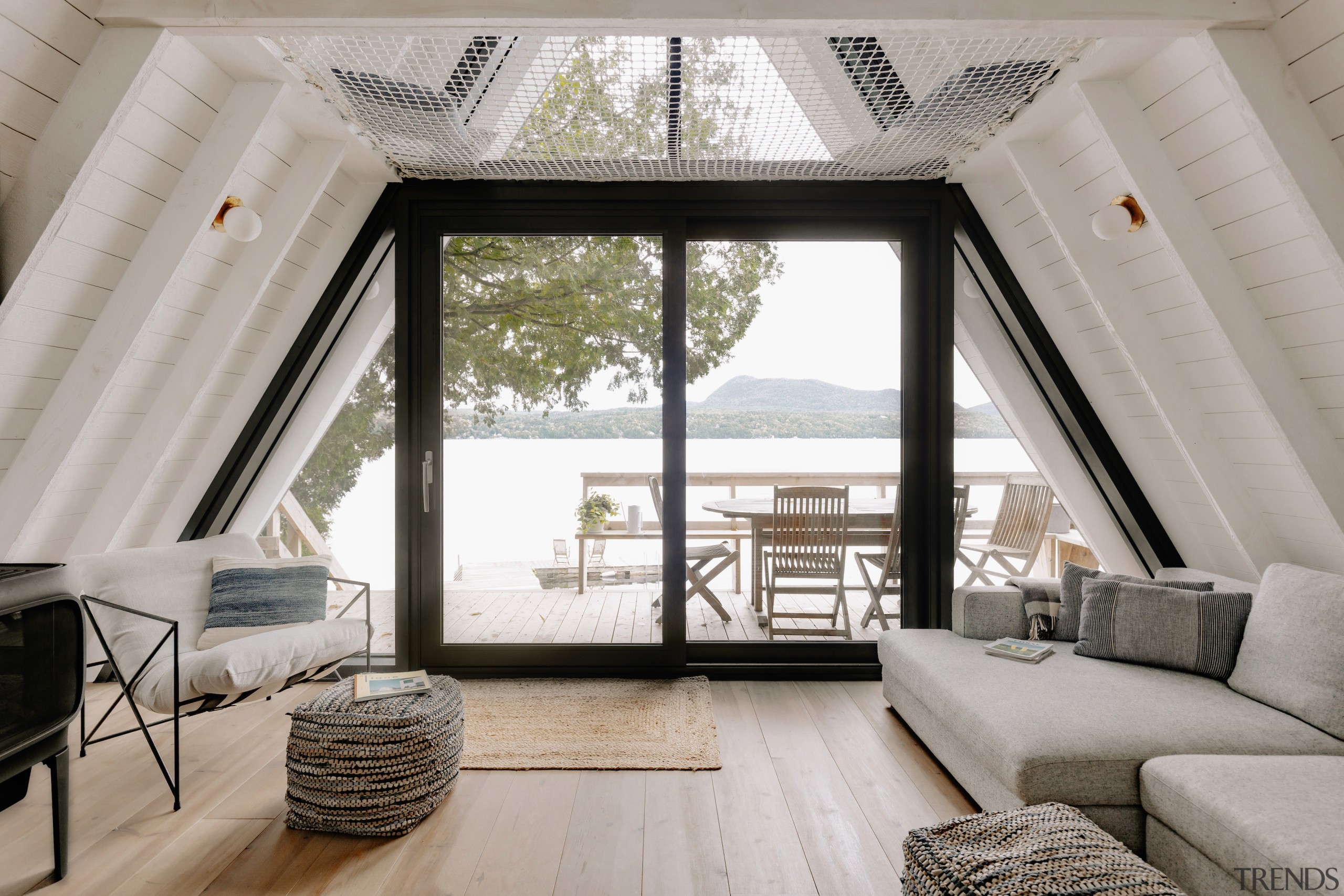 The mezzanine floor includes  a reading net nestled 