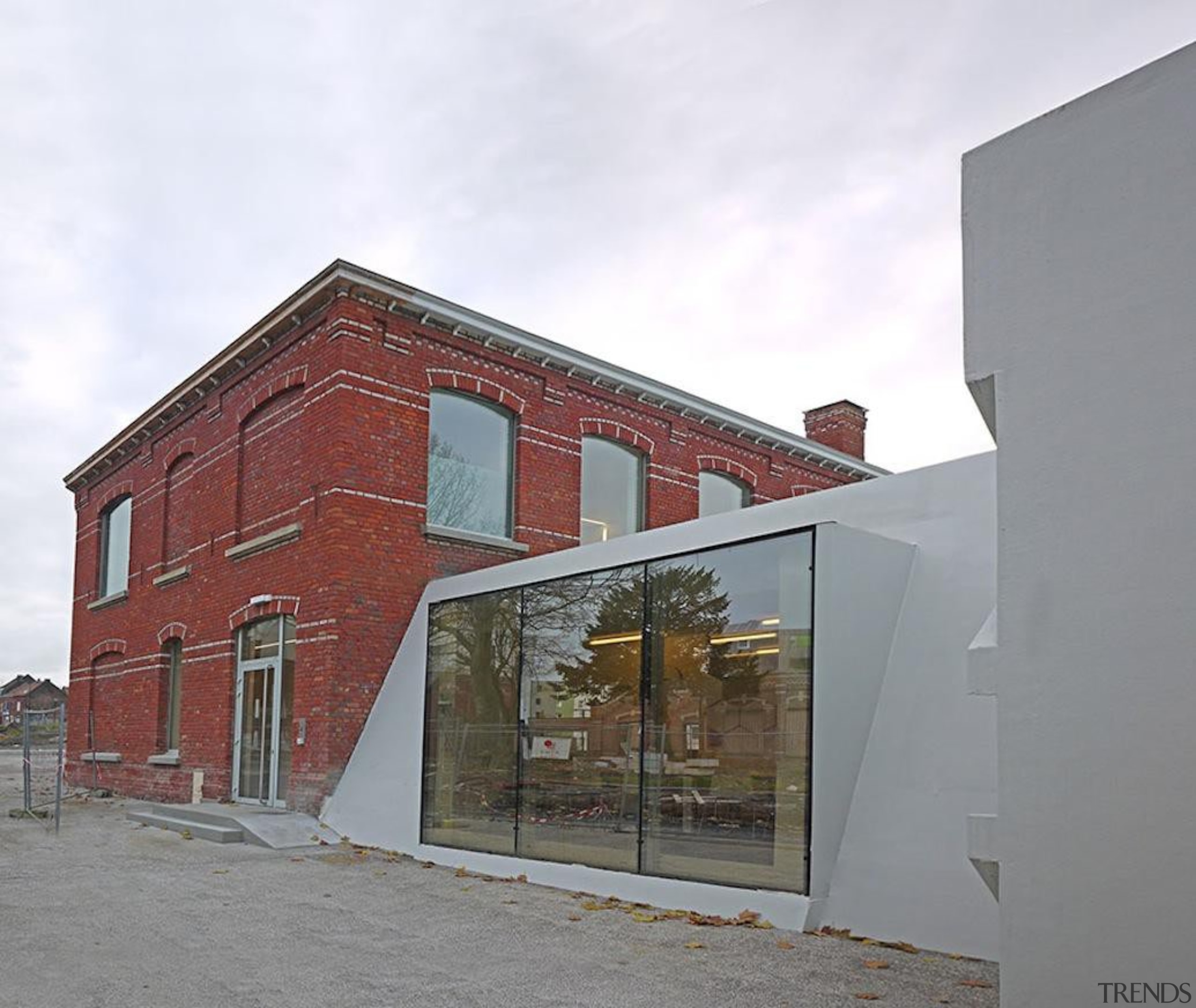 Library Extension - Library Extension - architecture | architecture, building, facade, house, property, gray, white