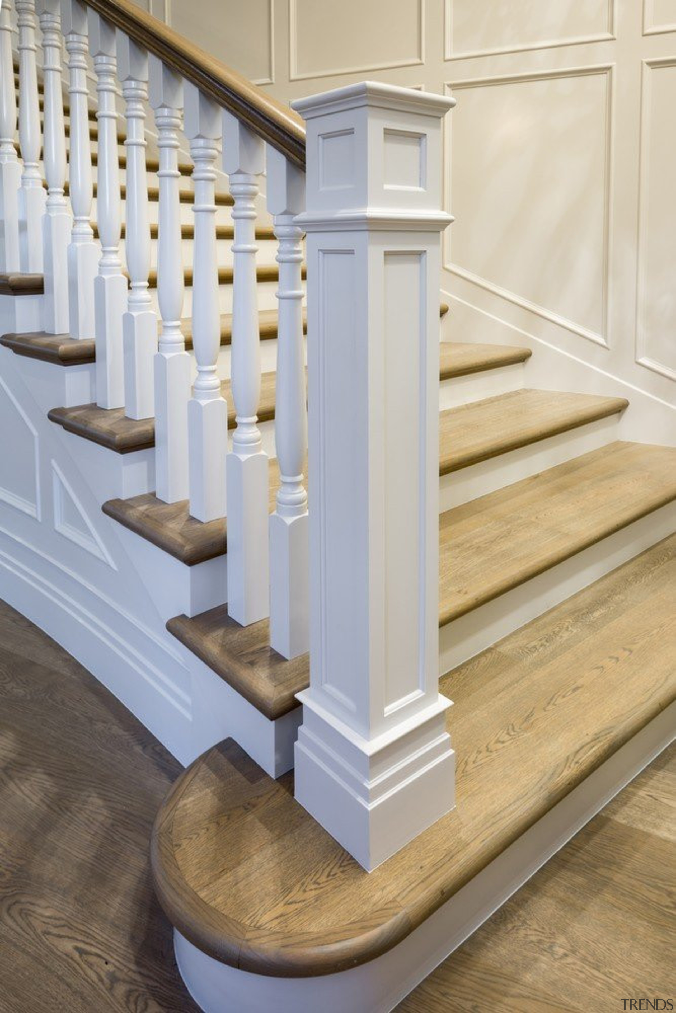 Stairway - baluster | floor | flooring | baluster, floor, flooring, handrail, molding, product design, stairs, structure, gray