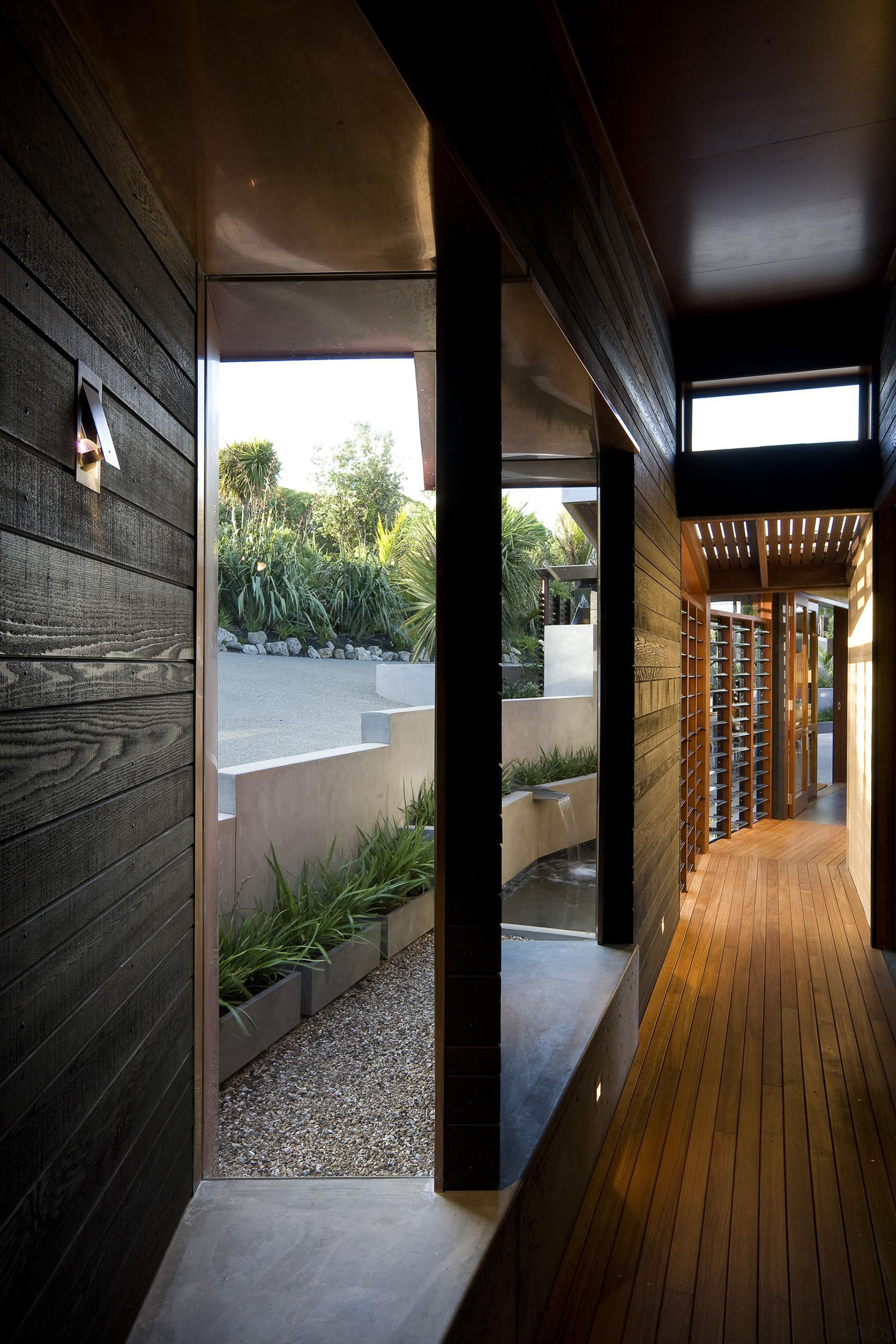 Waiheke Island, Auckland - Owhanake Bay - architecture architecture, home, house, interior design, real estate, window, wood, black