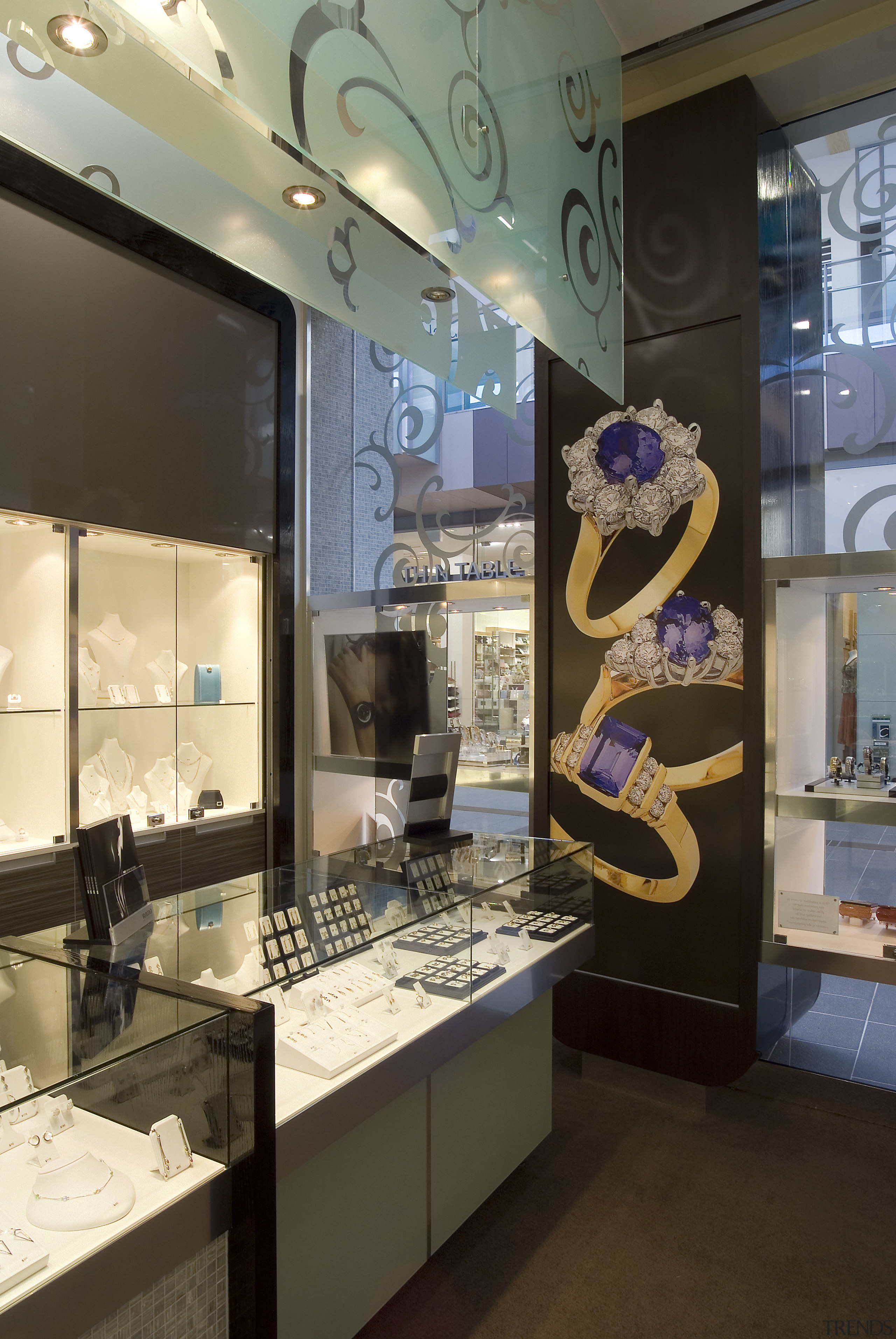 An interior view of the diamond &amp; Time exhibition, interior design, museum, tourist attraction, brown