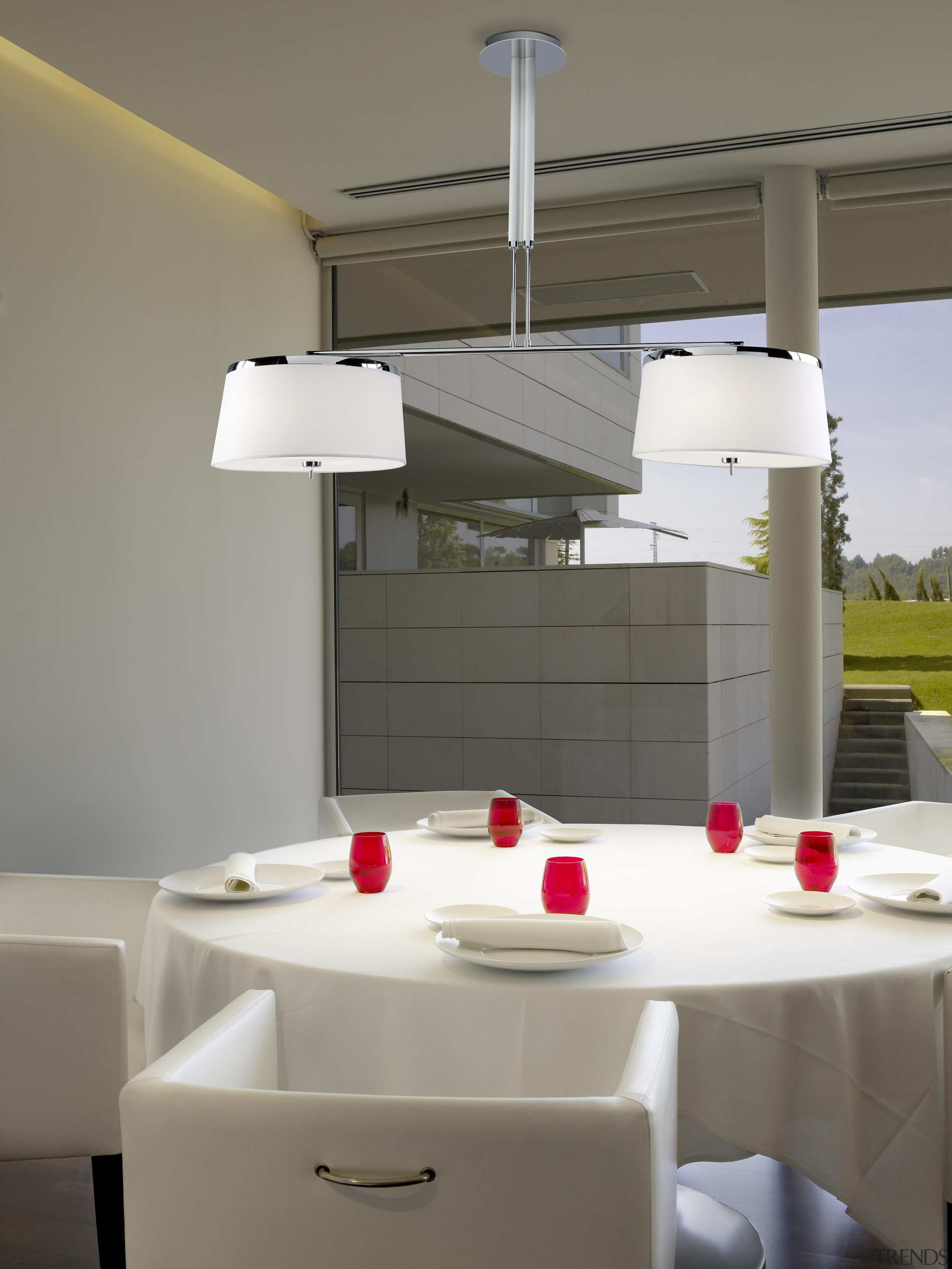 Leila from Grok, Spain - Pendant Light - interior design, product design, table, gray