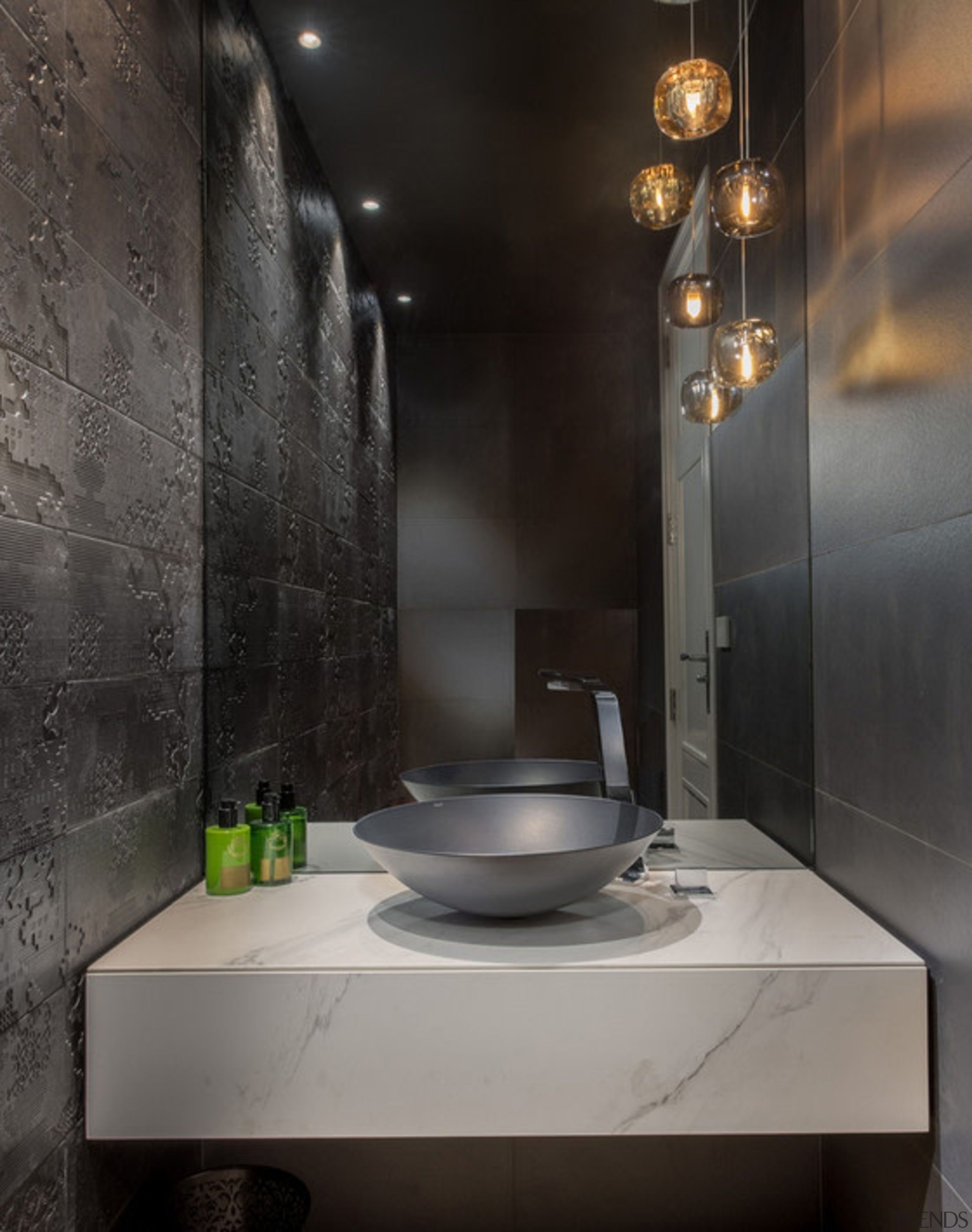 New Albany Show Home - New Albany Show bathroom, countertop, interior design, room, sink, black, gray