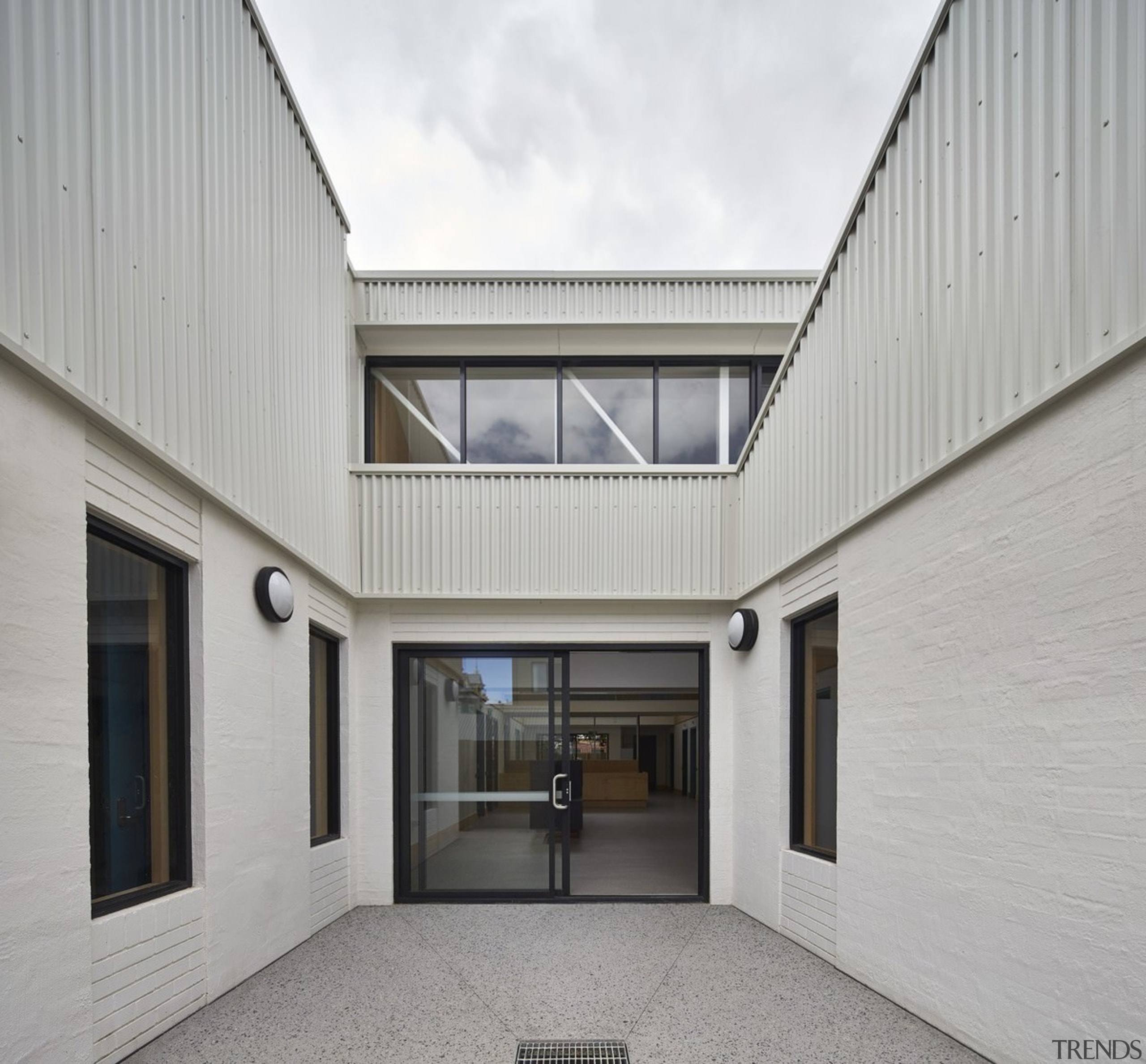 Tom Fisher House - Tom Fisher House - architecture, building, daylighting, estate, facade, home, house, property, real estate, window, gray