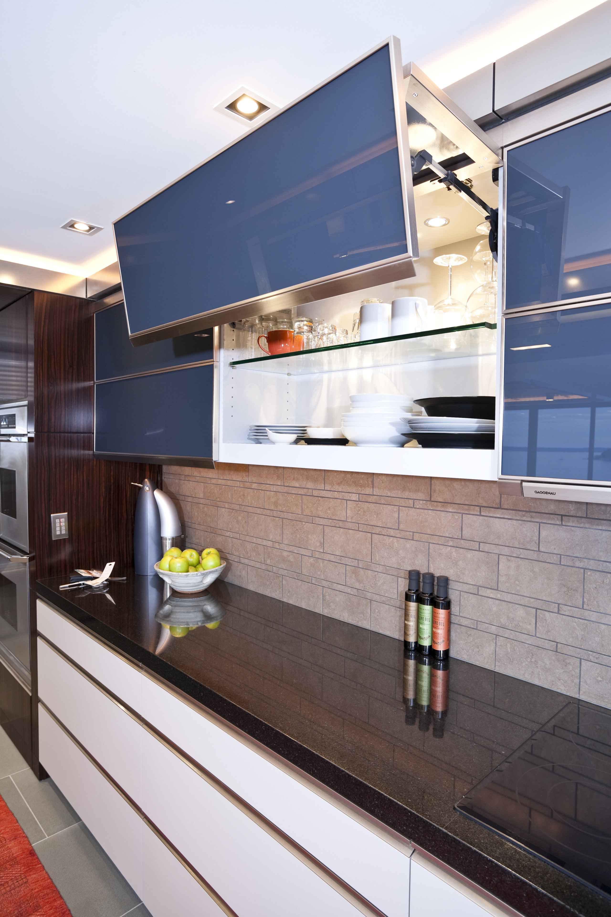 View of kitchen designed by Garret Cord Werner architecture, countertop, house, interior design, kitchen, white, gray