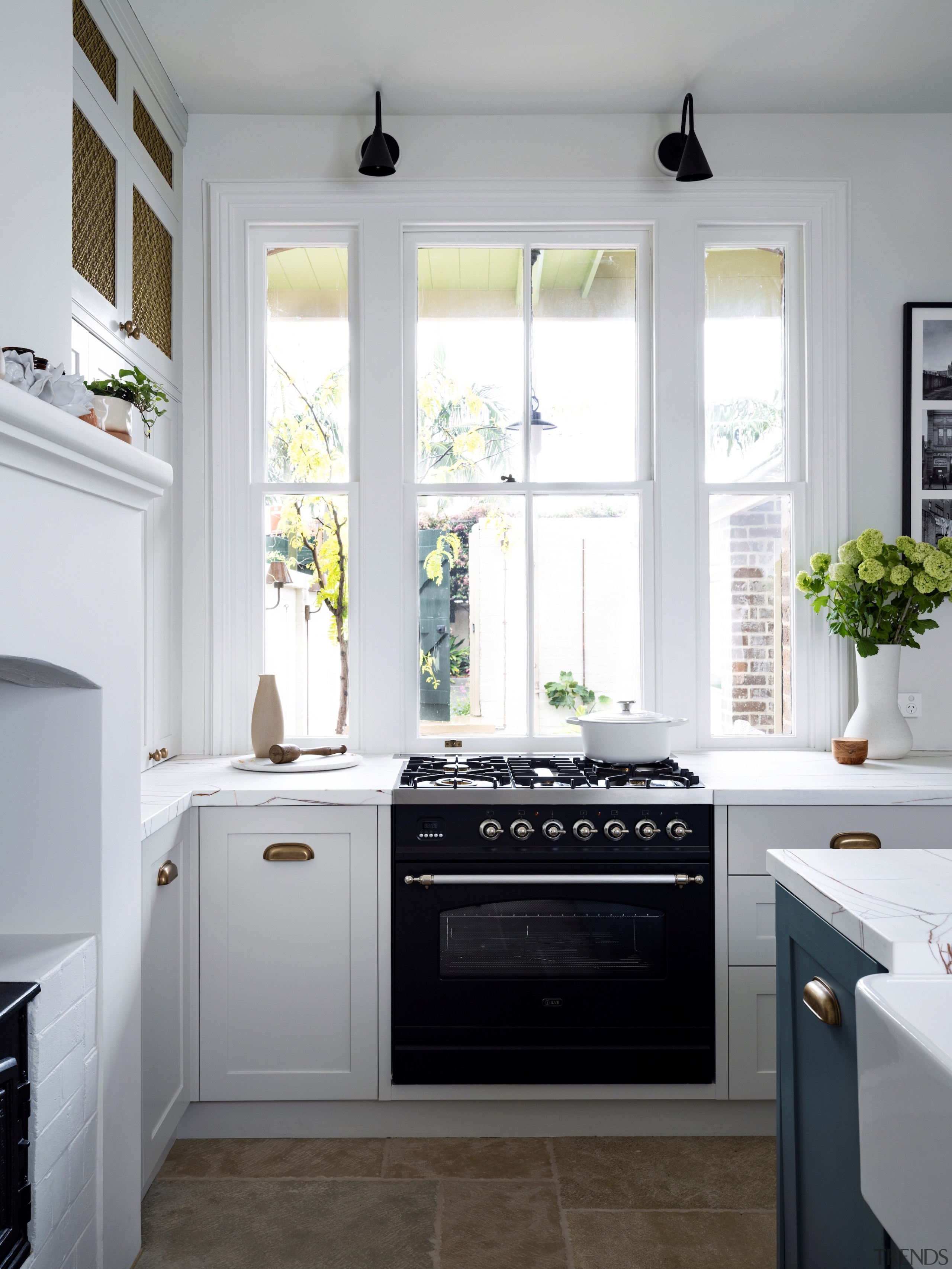 The oven was custom-sized to achieve a functional 