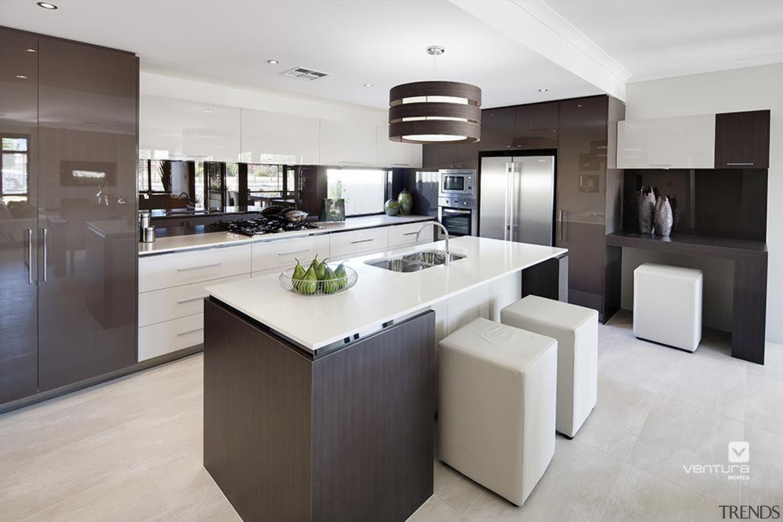 Kitchen design. - The Element Display Home - countertop, cuisine classique, interior design, kitchen, real estate, gray