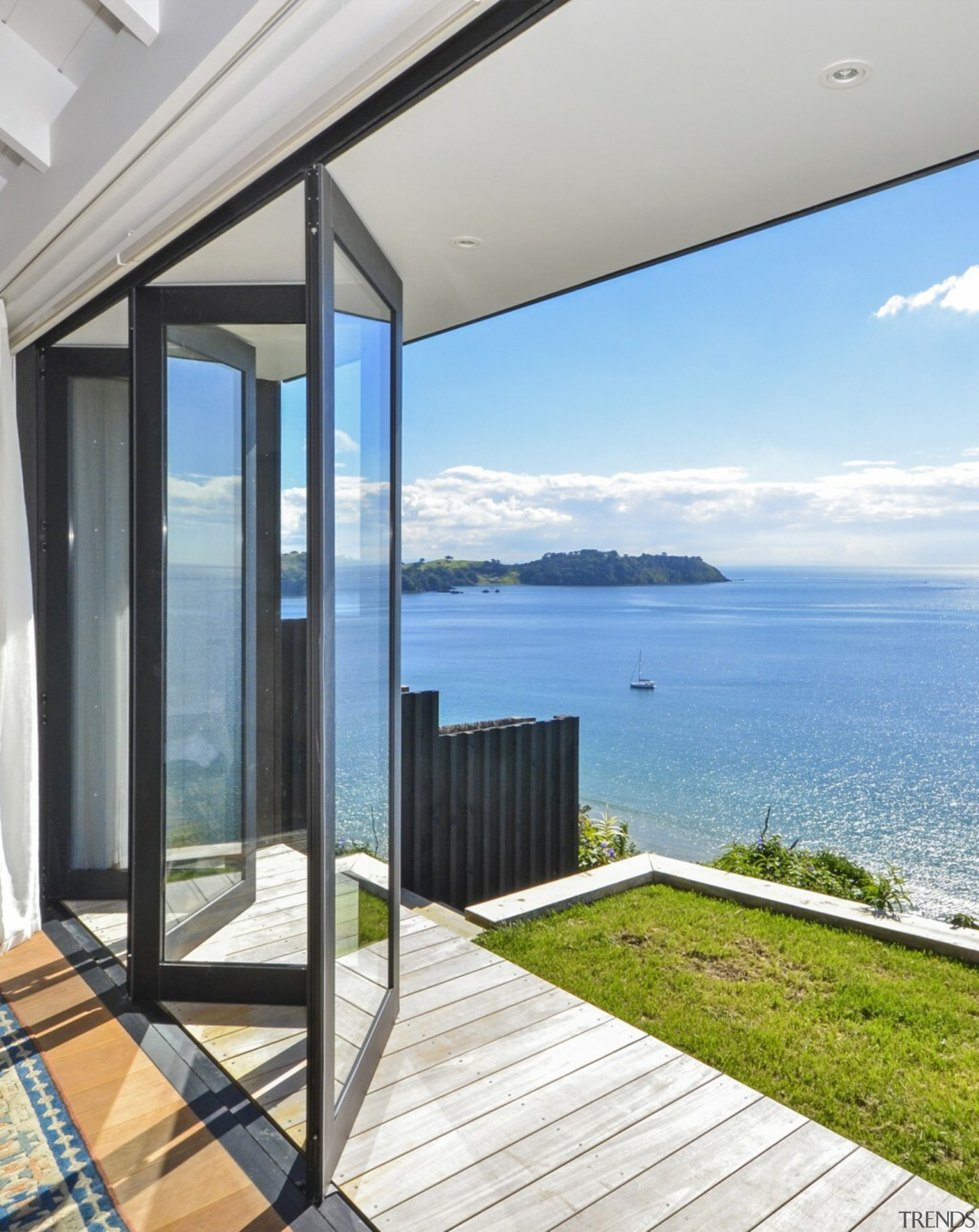 With glass bifolds eliminating a whole wall, the 