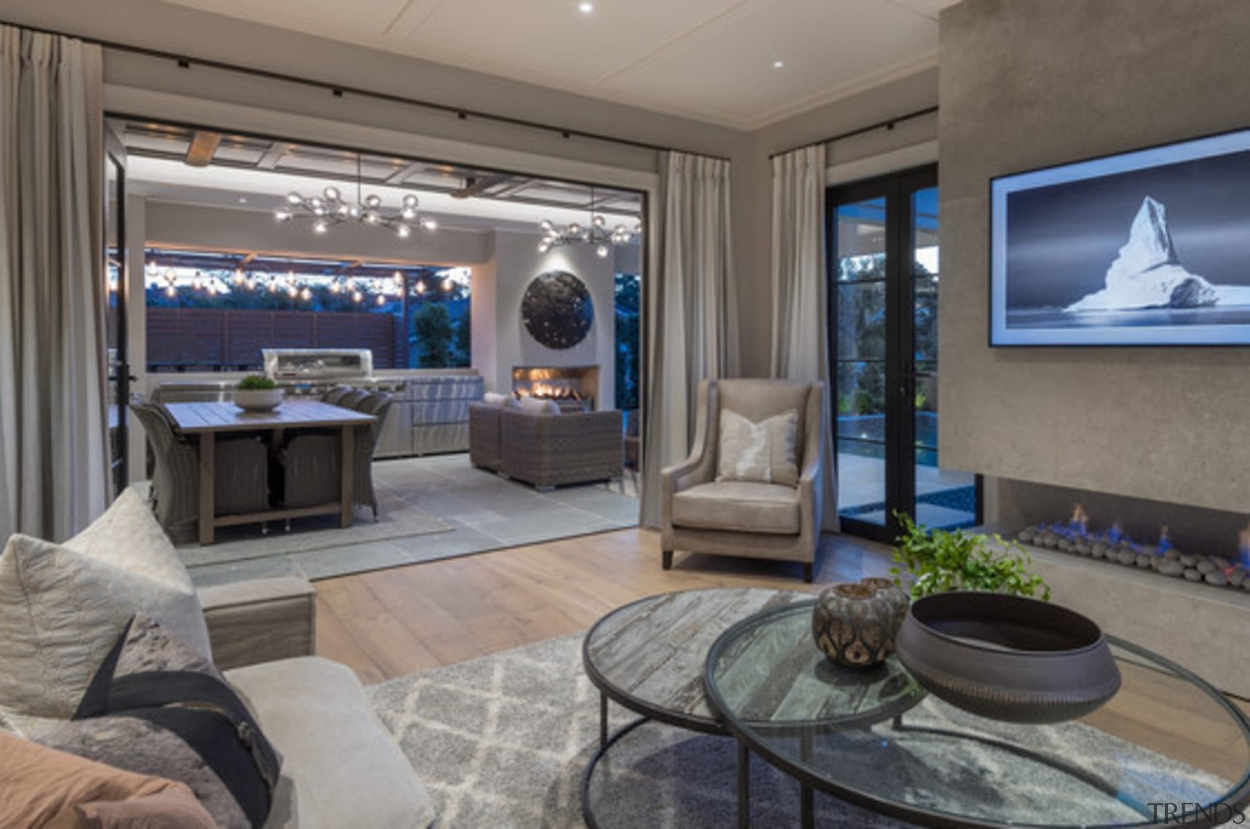 New Albany Show Home - New Albany Show interior design, living room, property, room, gray