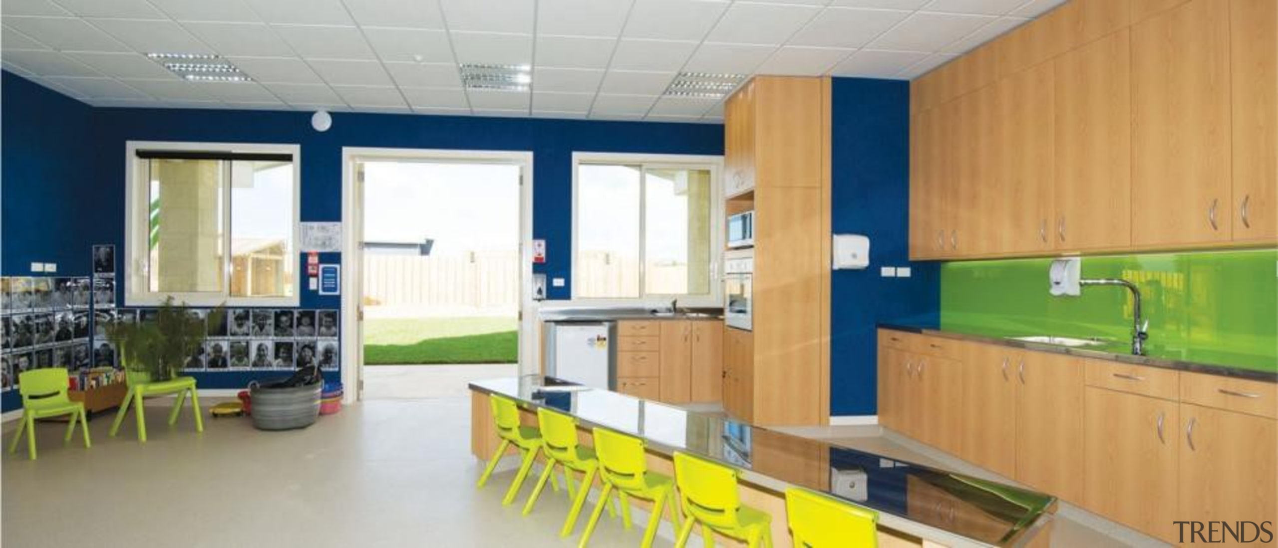 Cumberland Early Education Centre - Cumberland Early Education institution, interior design, kitchen, real estate, room, gray, orange