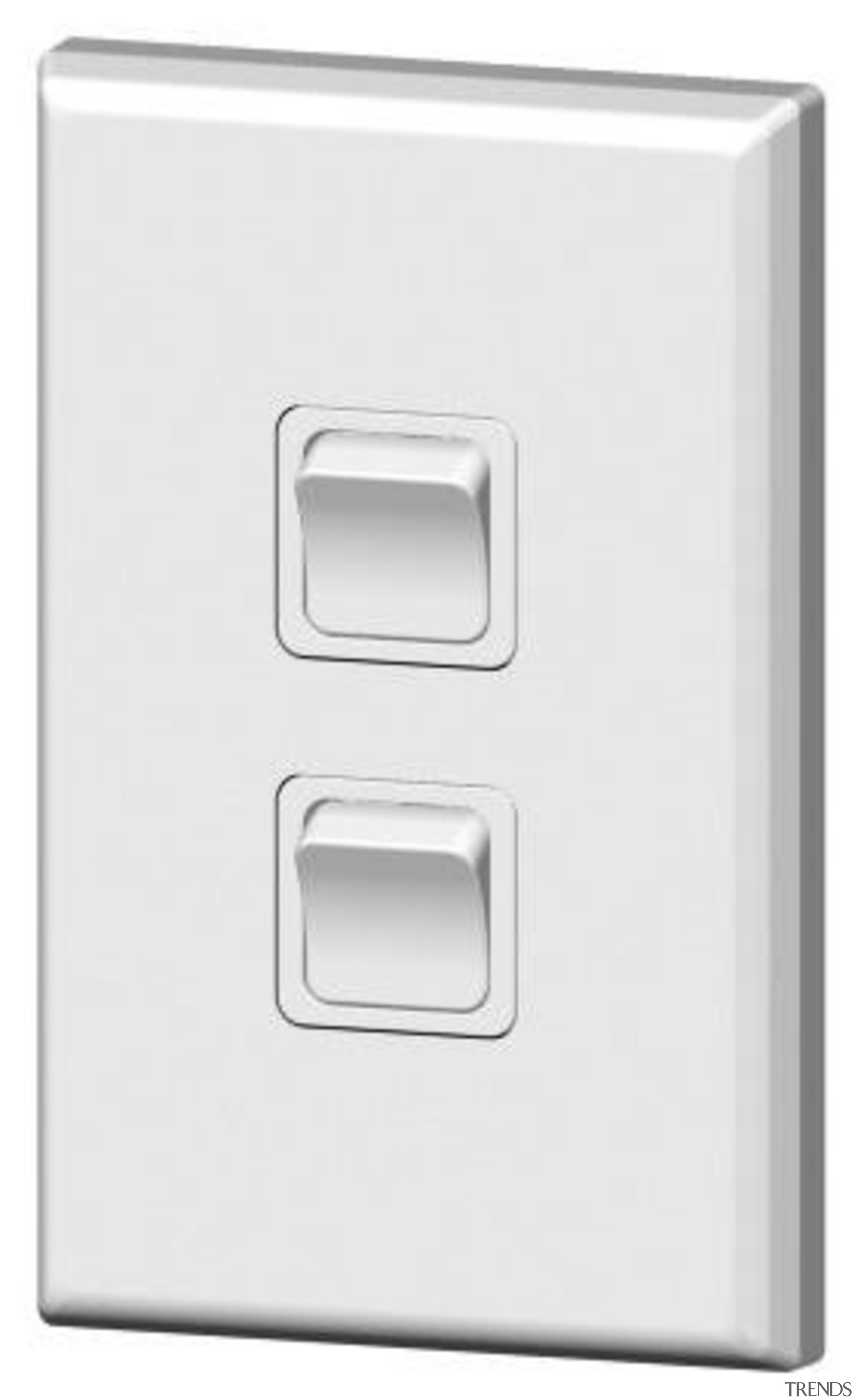 600 Series double switch White - 682 - product, white