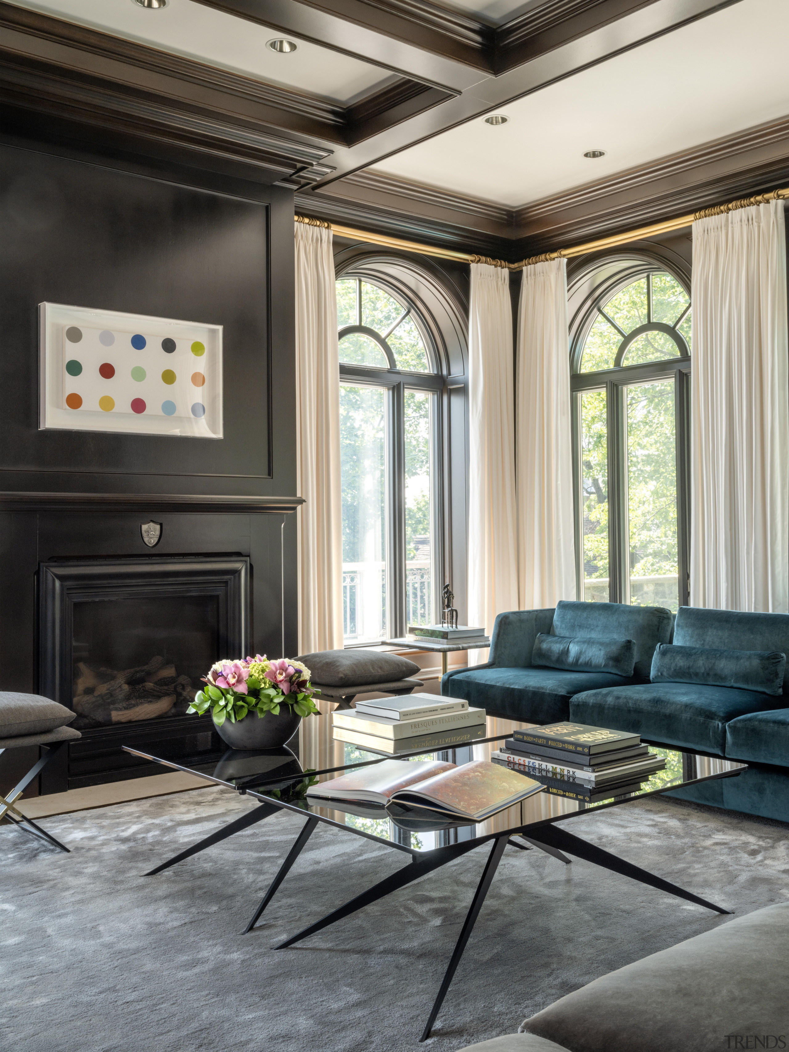 Artworks include this work by Damien Hurst - 