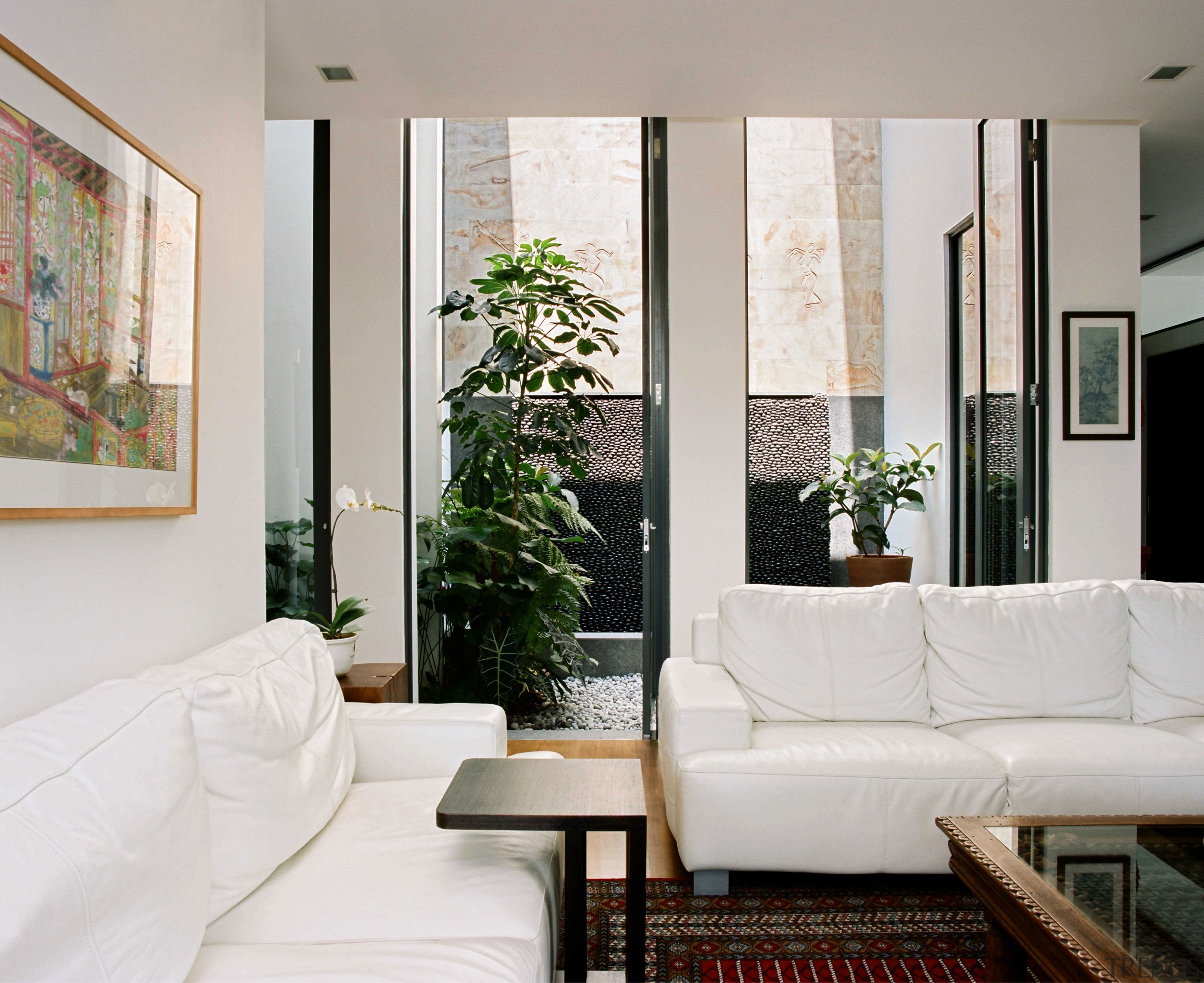 View of a lounge area which features an furniture, home, interior design, living room, room, wall, window, gray