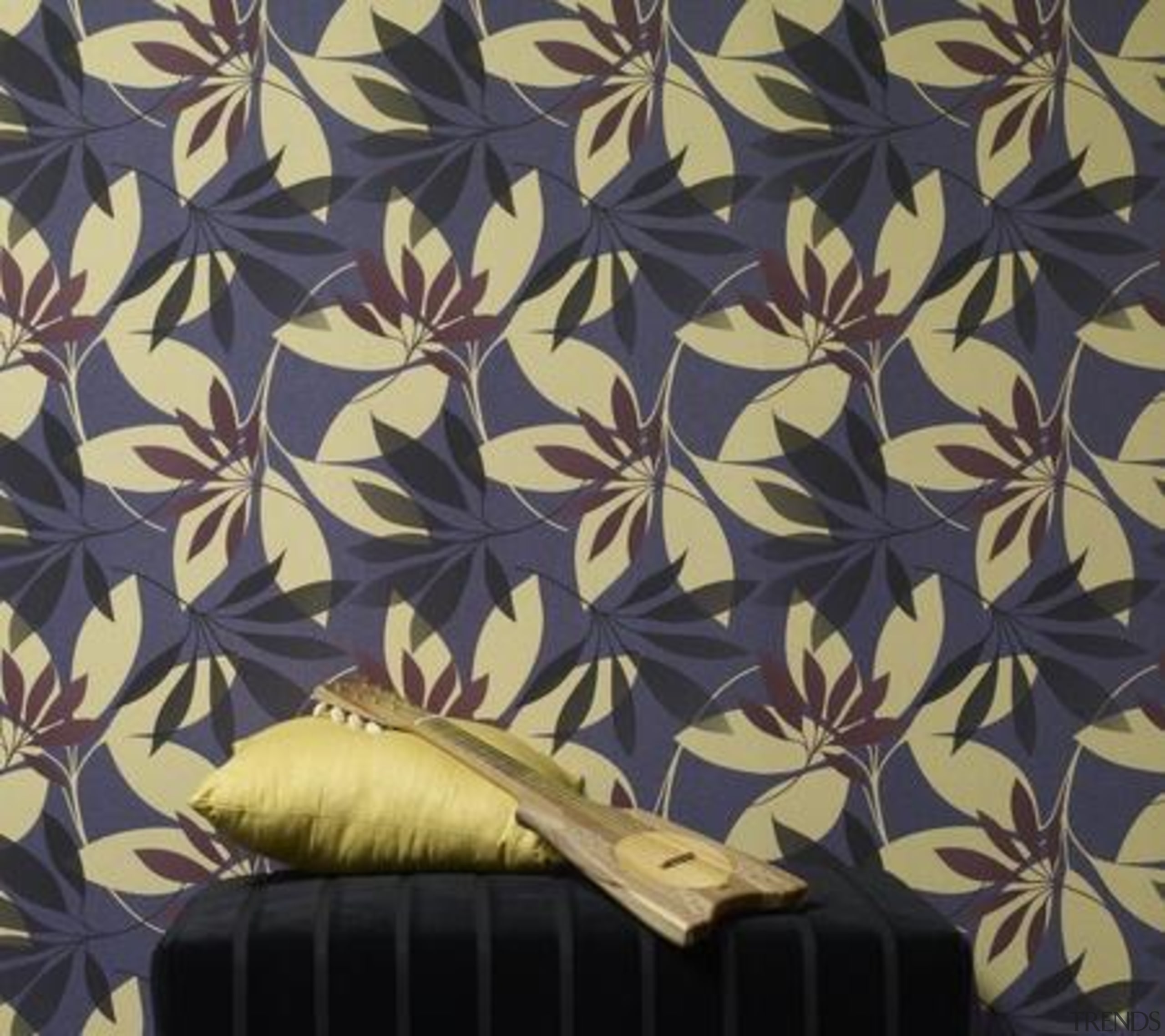 Stylised Florals - design | pattern | wallpaper design, pattern, wallpaper, black