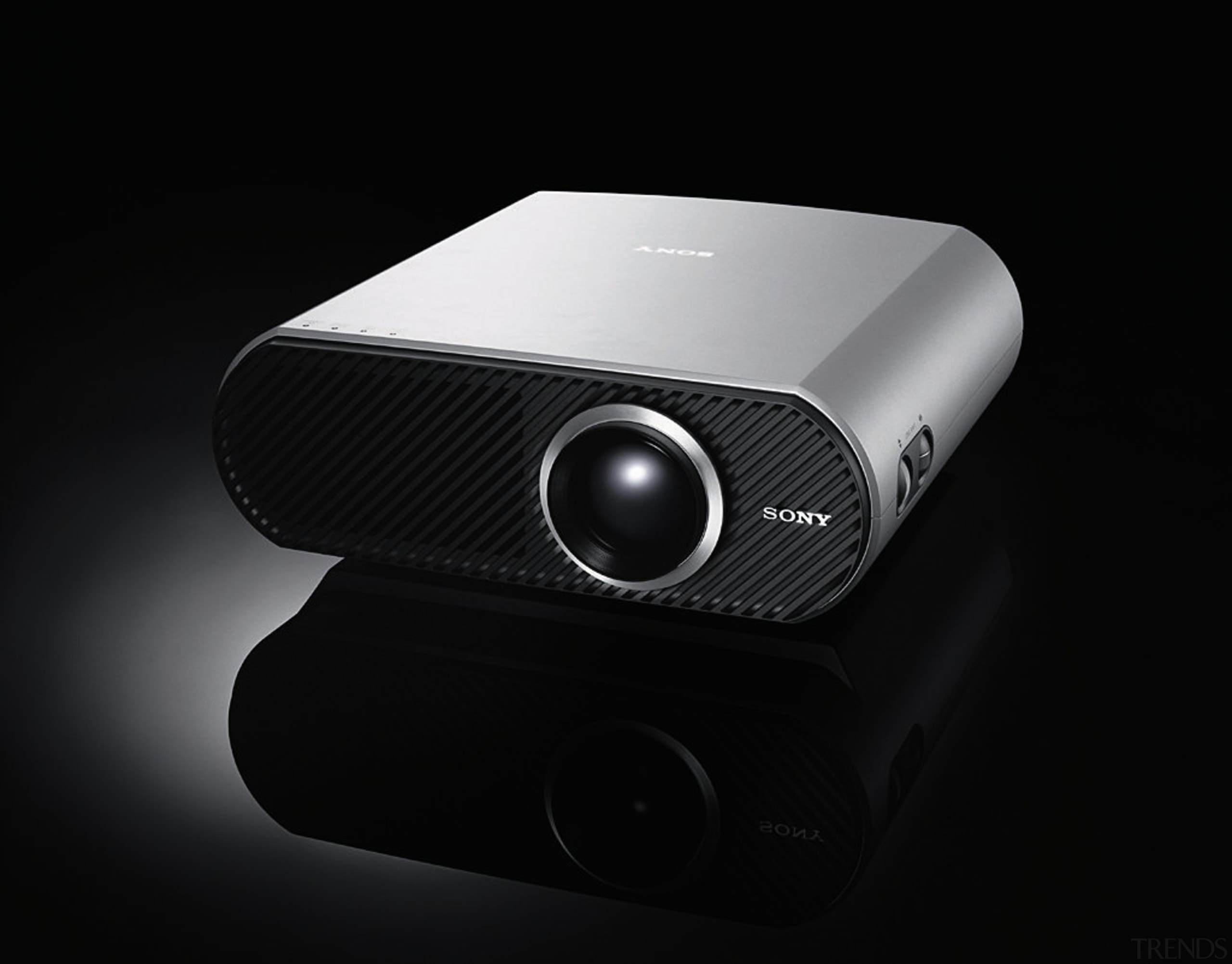 view of this sony cinenza projector - view audio equipment, electronic device, electronics, lcd projector, multimedia, output device, product, product design, projector, technology, video projector, black