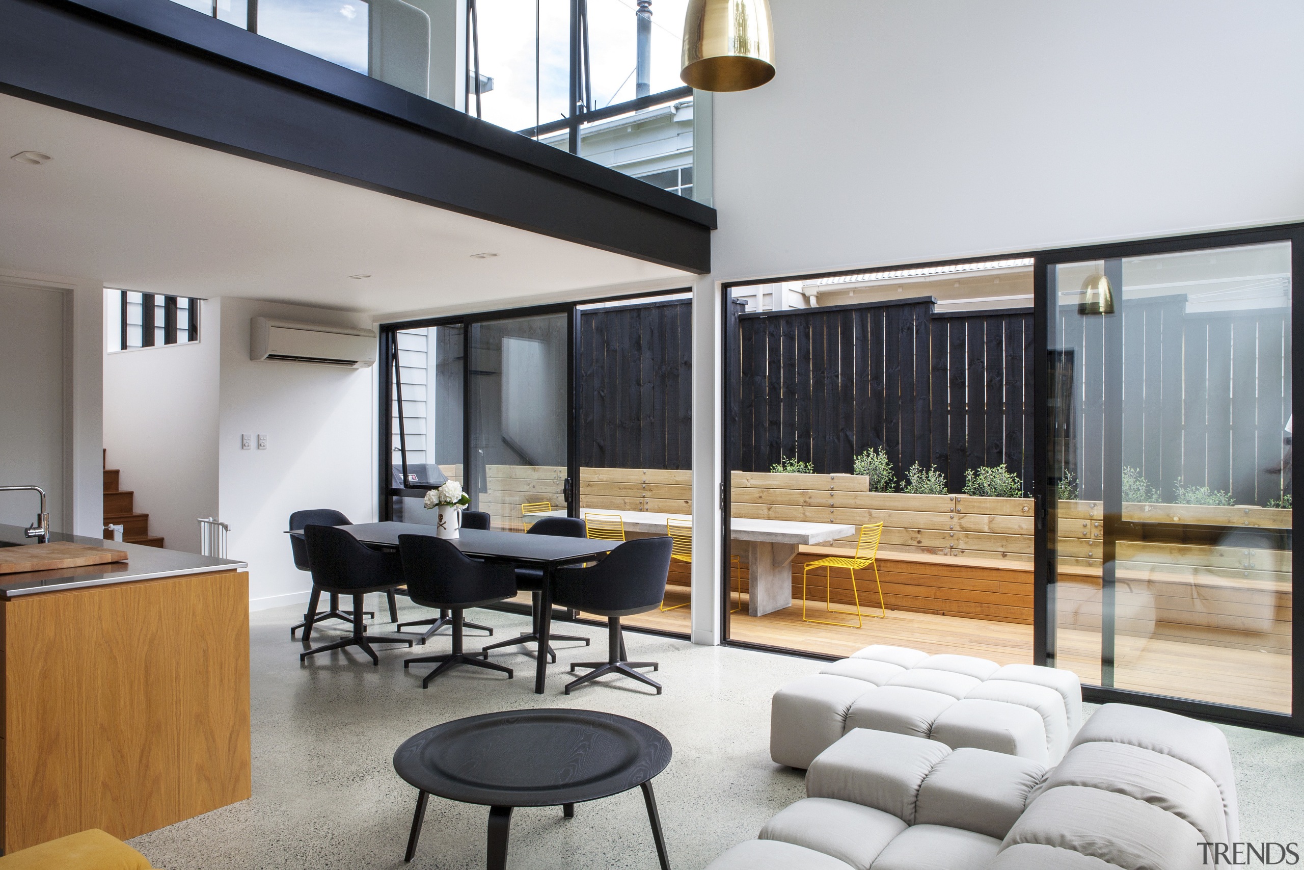 City meets country at Karaka Lakes - City architecture, daylighting, house, interior design, living room, real estate, window, gray, white