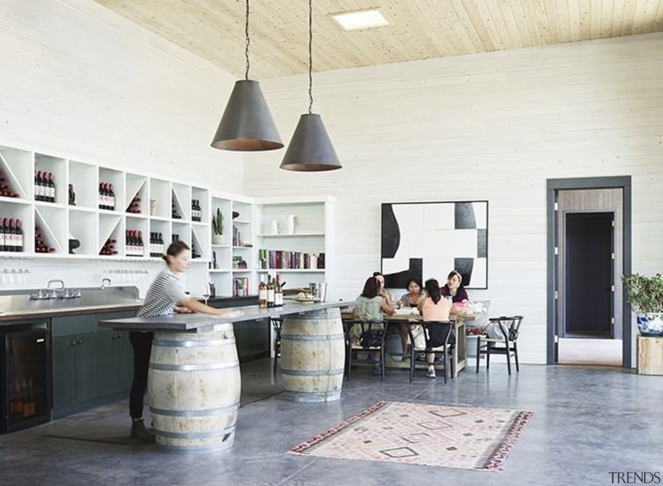 Architect: goCstudioPhotography by Kevin Scott, Kelly Turso ceiling, floor, flooring, furniture, interior design, table, white, gray