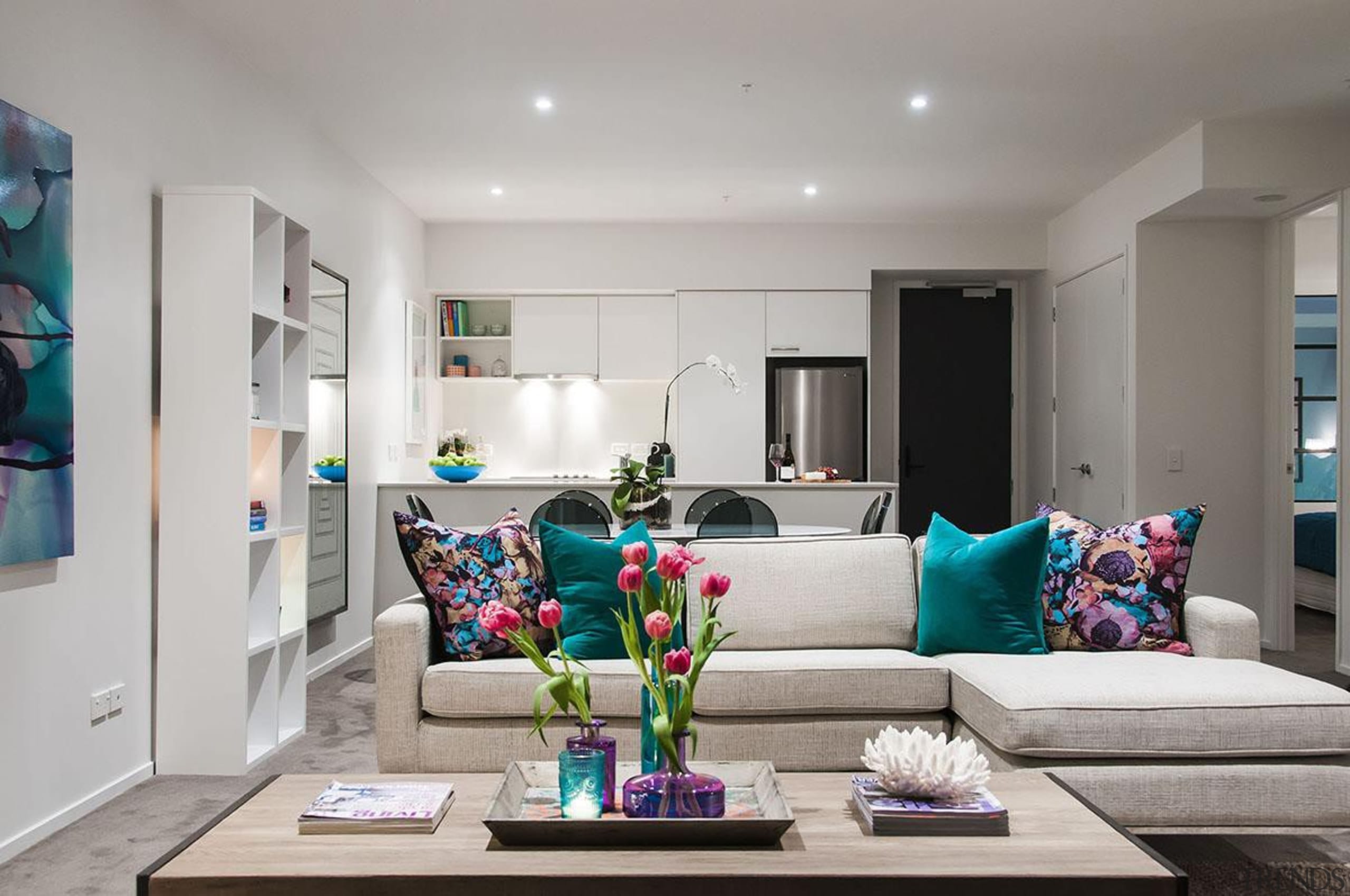 MERIT WINNER132 Vincent Street (1 of 4) - home, interior design, living room, real estate, room, gray