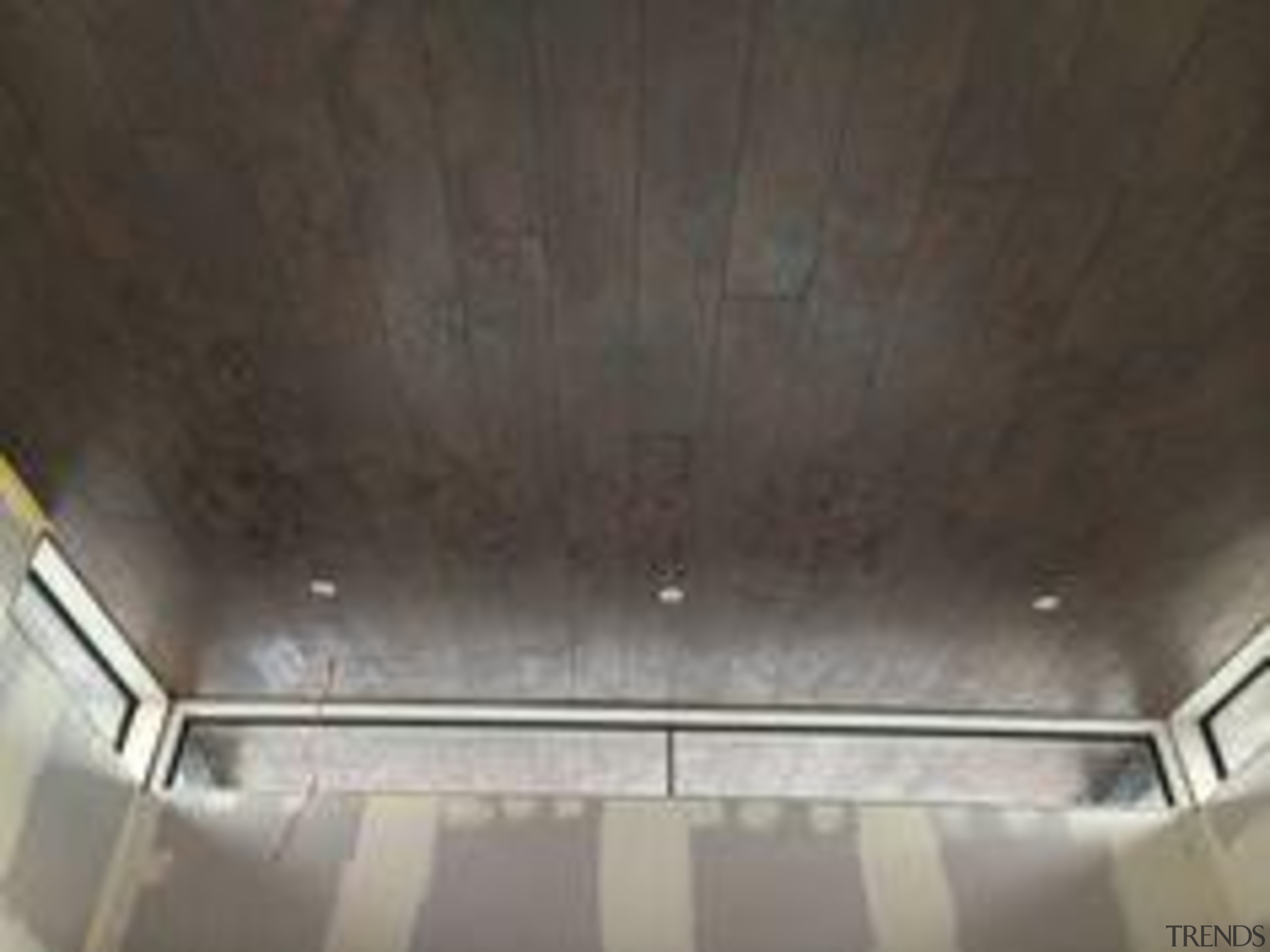 Ceiling featuring Oxide Moro. - Creyke House Christchurch ceiling, daylighting, lighting, plaster, wall, black, gray