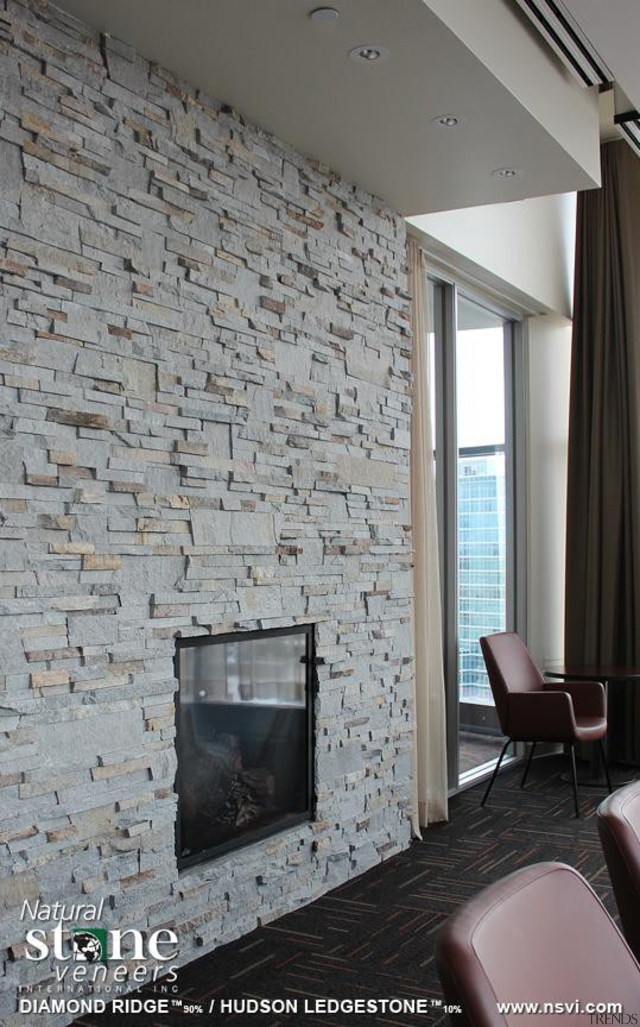 Ledgestone Collection -Need to contact Natural Stone Veneers brick, ceiling, fireplace, floor, flooring, hearth, interior design, living room, room, wall, gray