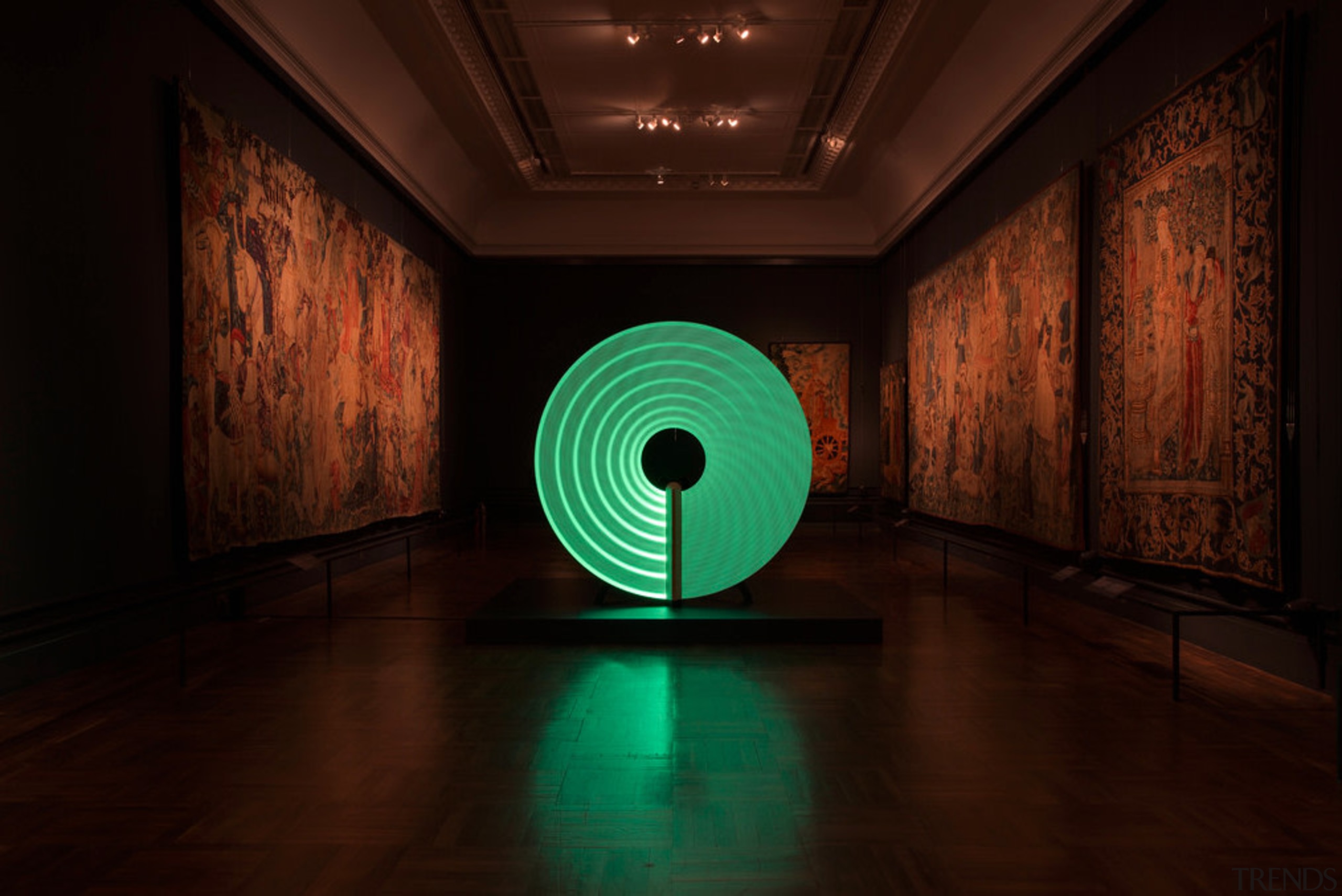 Our favourites from London Design Festival 2014 - darkness, green, light, lighting, black, red