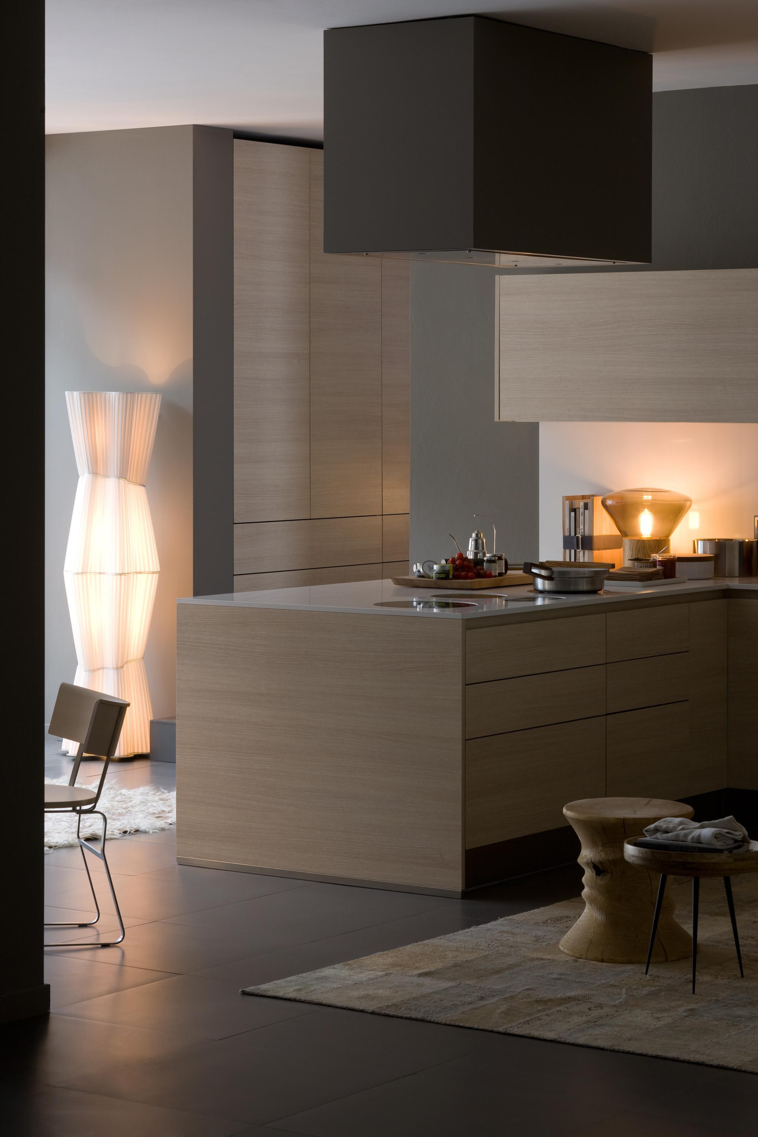 Gamma Kitchen designed by Antonio Citterio for Arclinea chest of drawers, fireplace, floor, furniture, hearth, home appliance, interior design, kitchen, light fixture, lighting, product design, black, gray