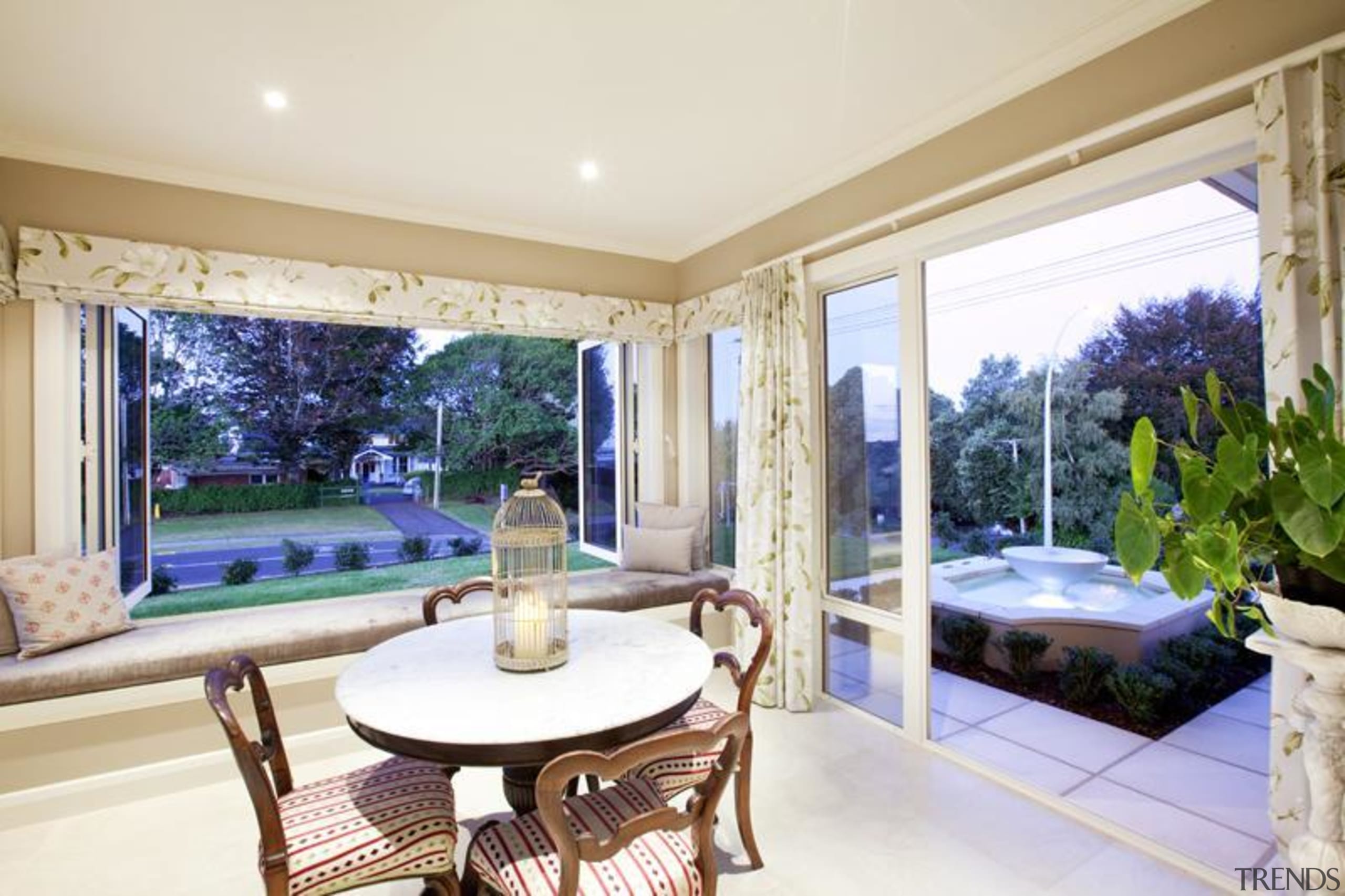 Garden room with outside view - Landmark Design estate, home, interior design, living room, property, real estate, window, white