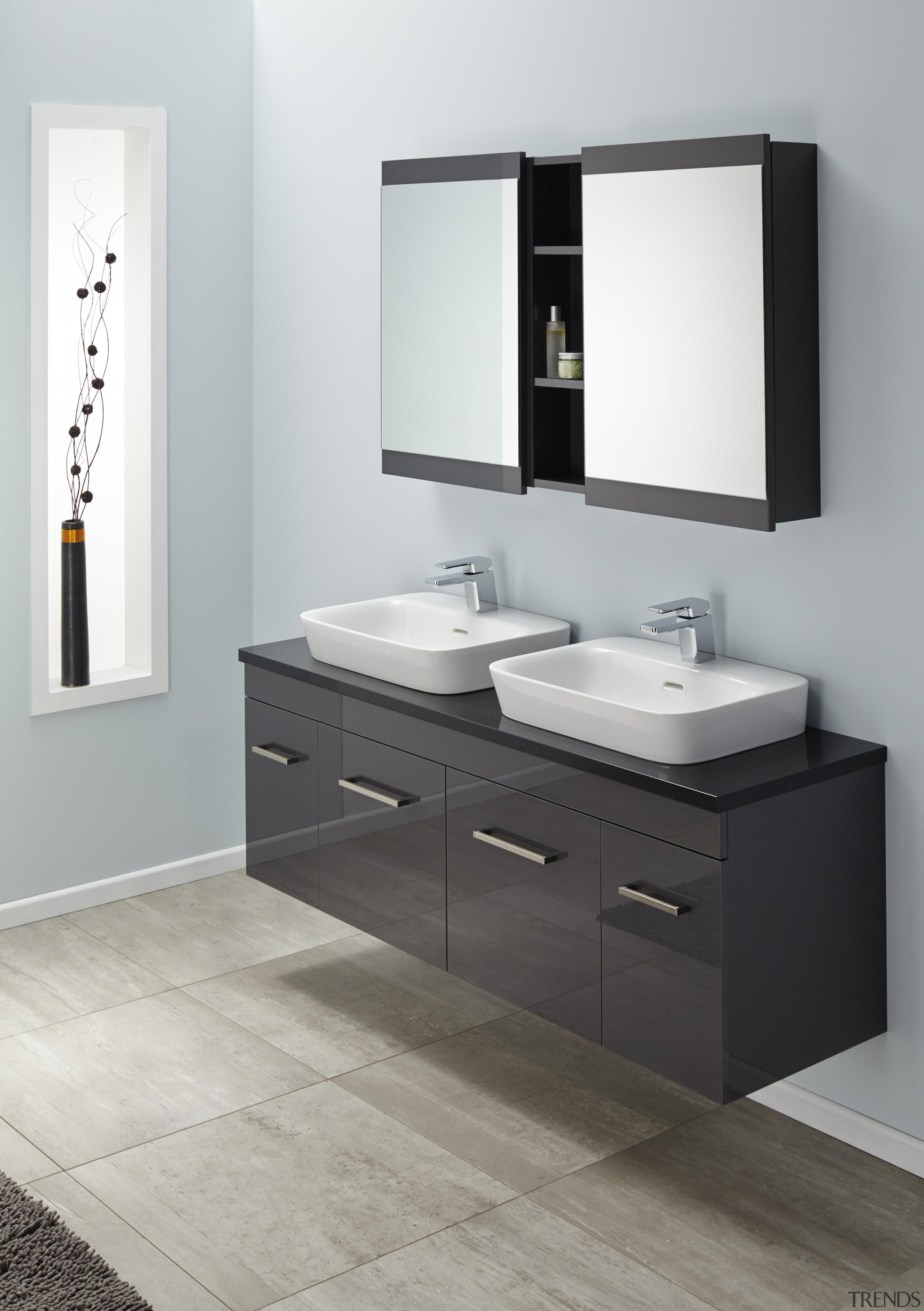Express your style by pairing the natural beauty bathroom, bathroom accessory, bathroom cabinet, bathroom sink, plumbing fixture, product, product design, sink, tap, gray